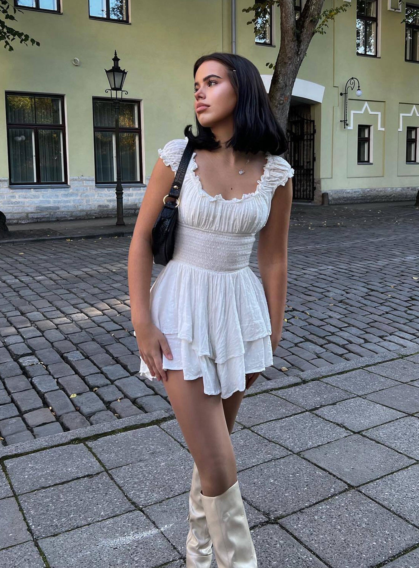 The Love Galore Romper White Lower Impact - Image 10