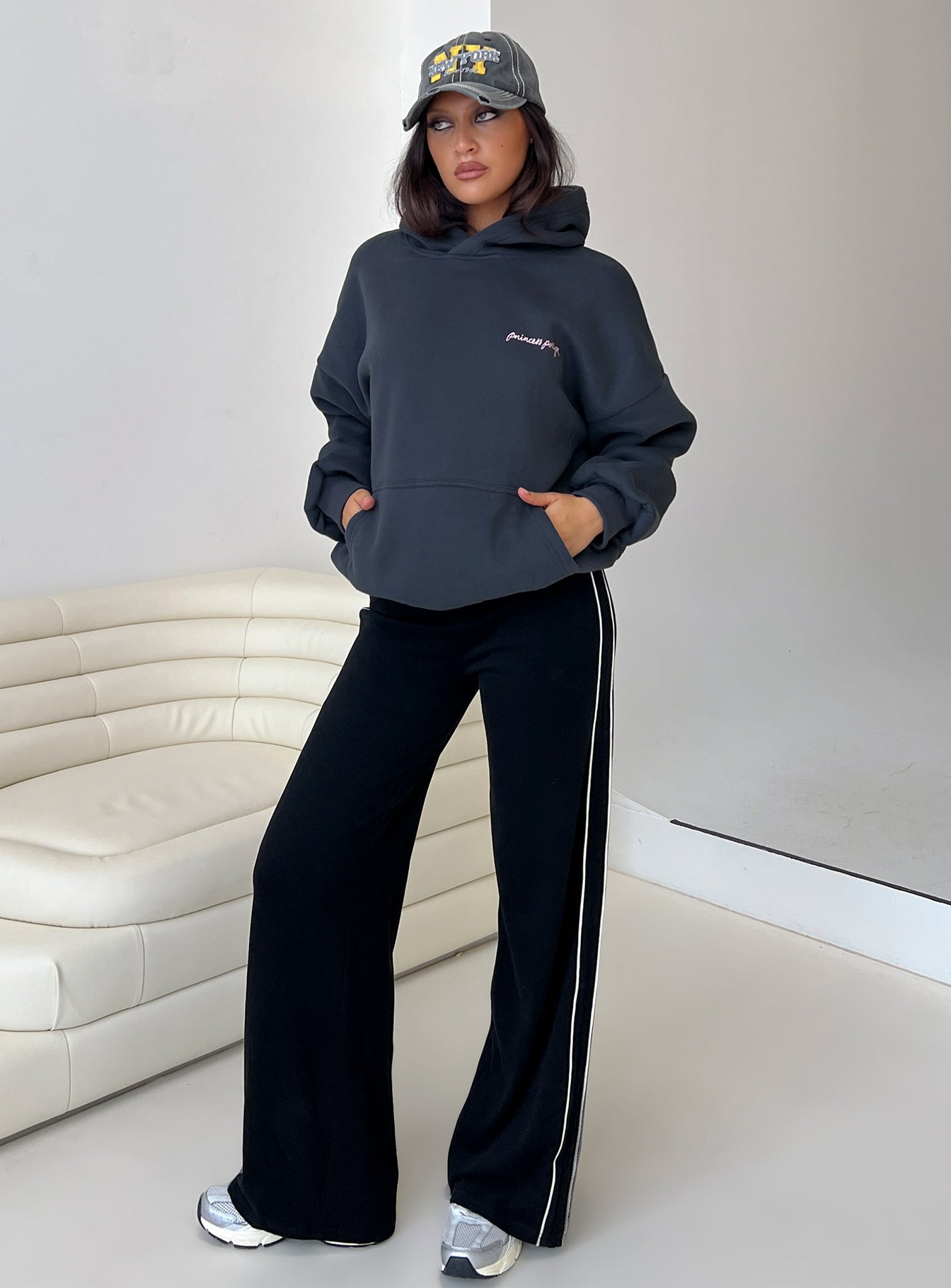 Ascenda Straight Leg Track Pant Black - Image 9