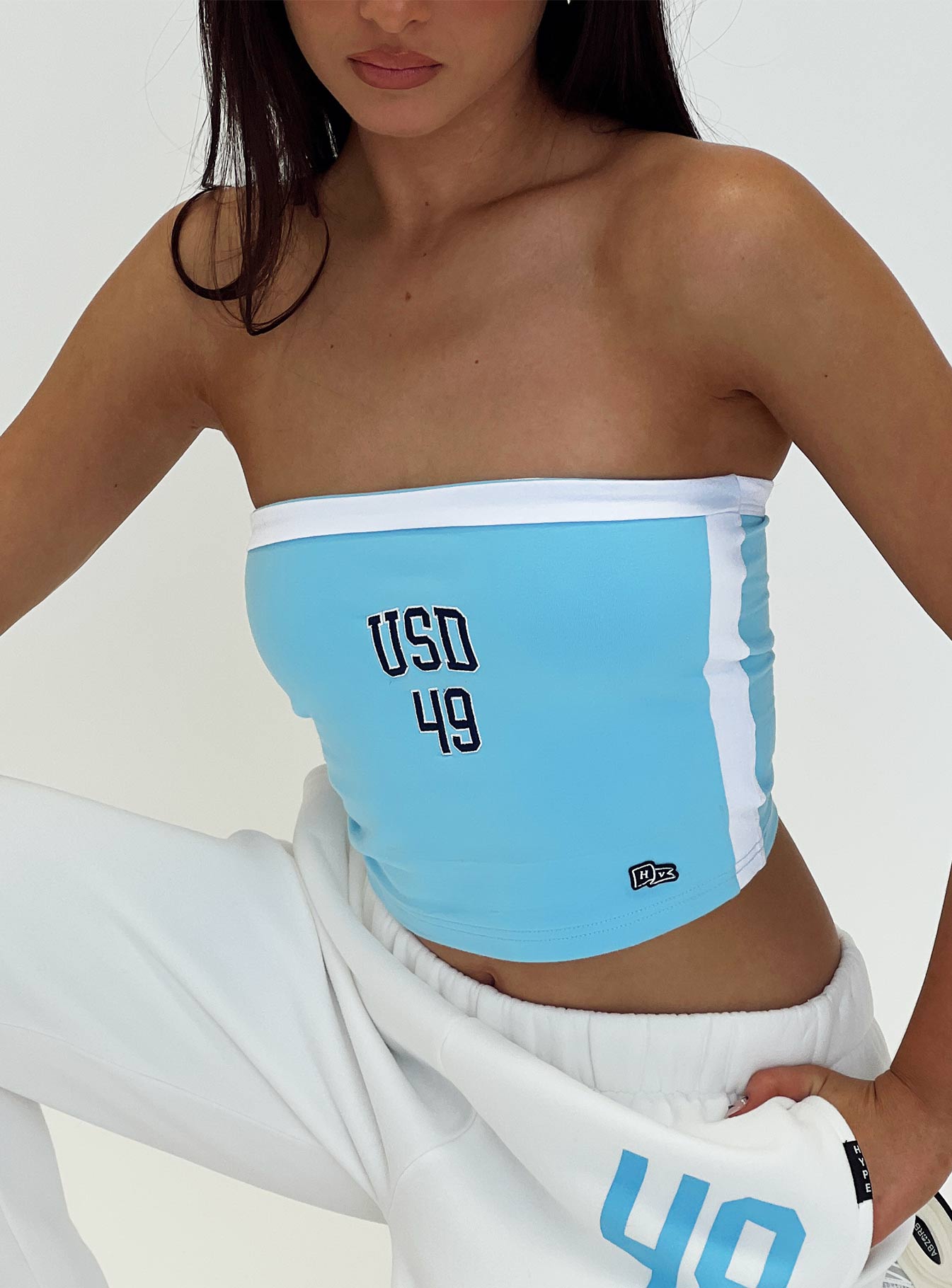 Usd All Star Tube Top Blue