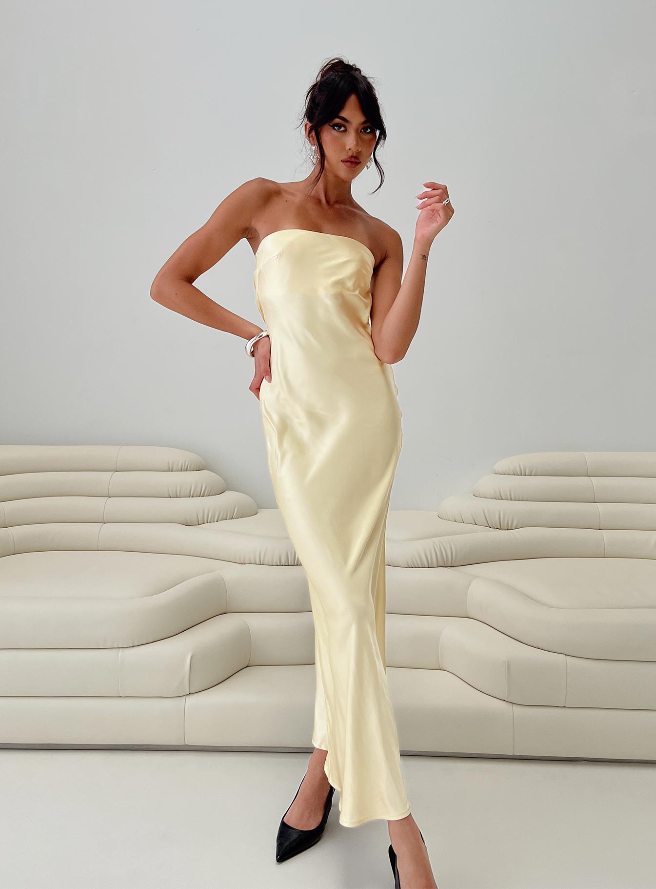 Haley Maxi Dress Yellow - Image 9