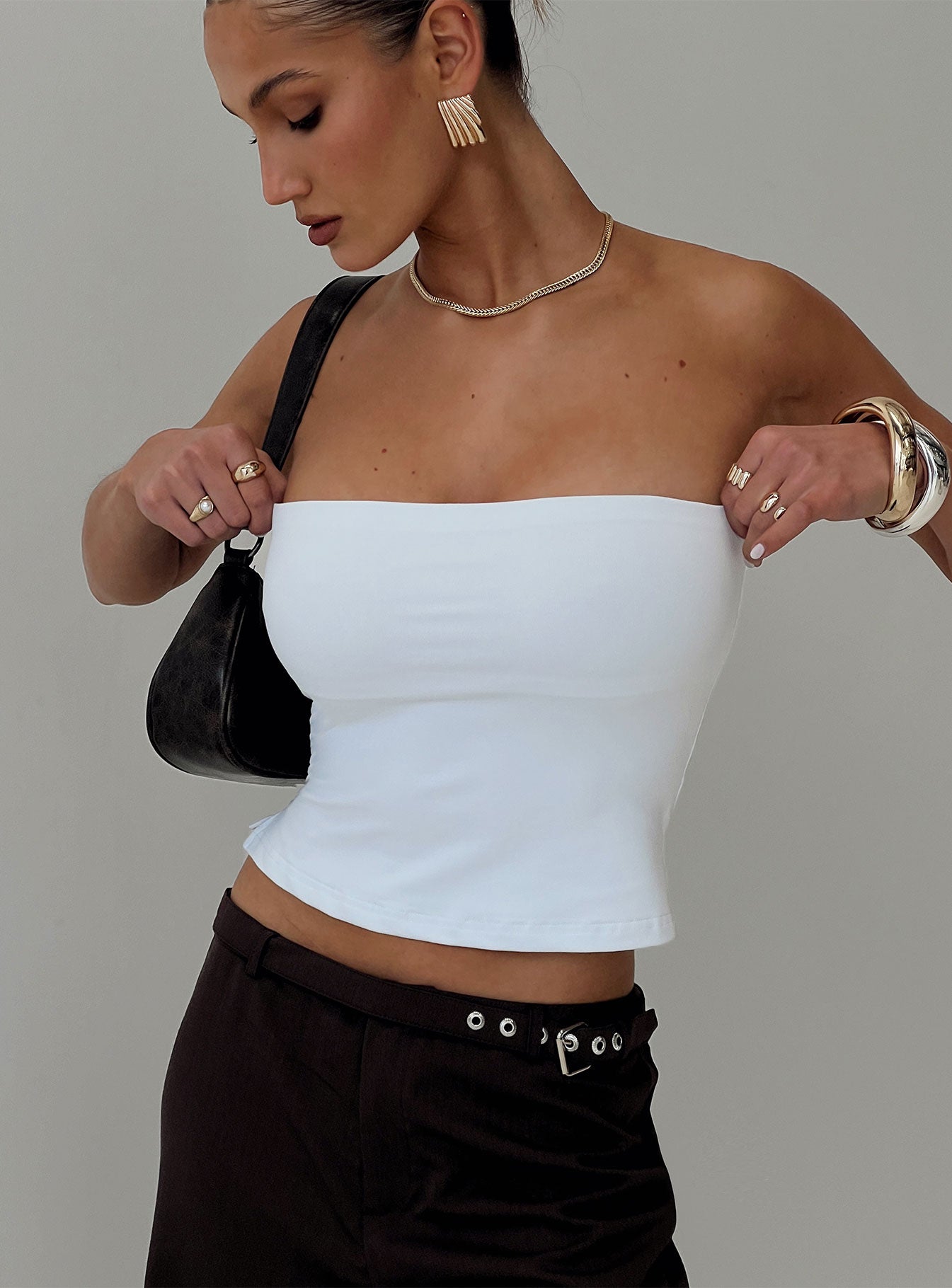 Aurorah Strapless Top White - Image 8