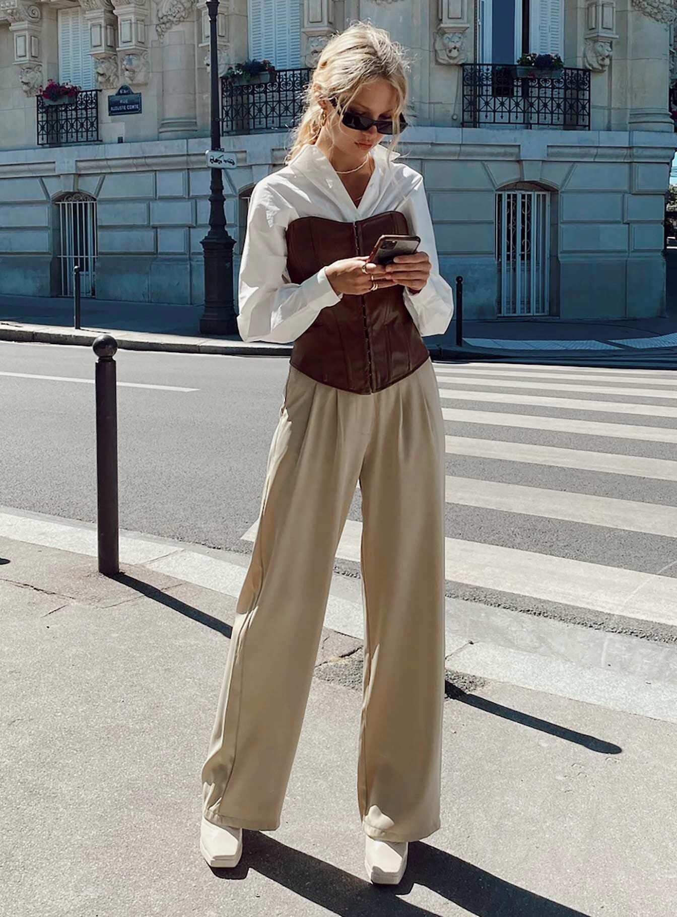 Archer Pants Taupe - Image 8