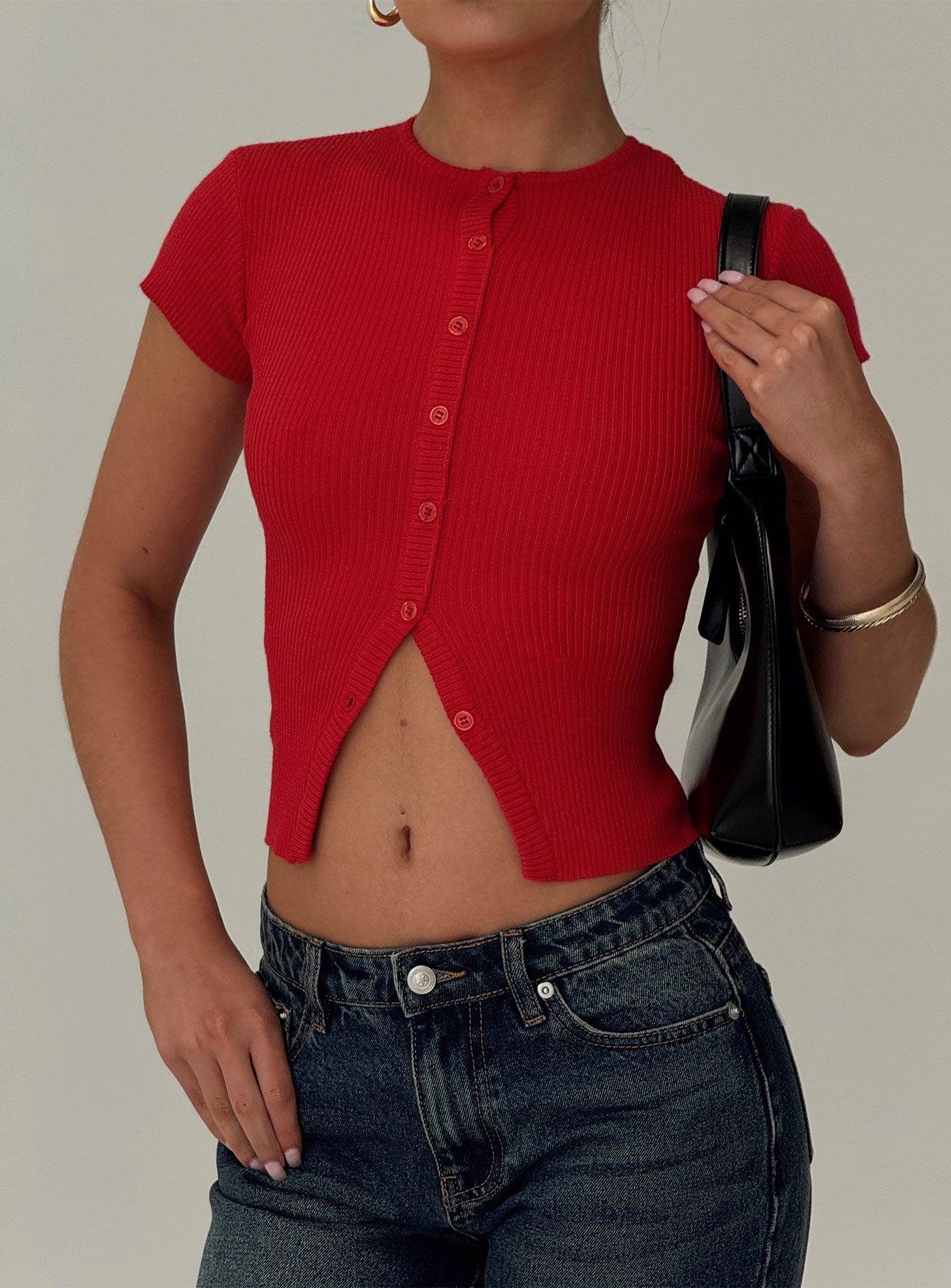 Suzu Knit Top Red - Image 8