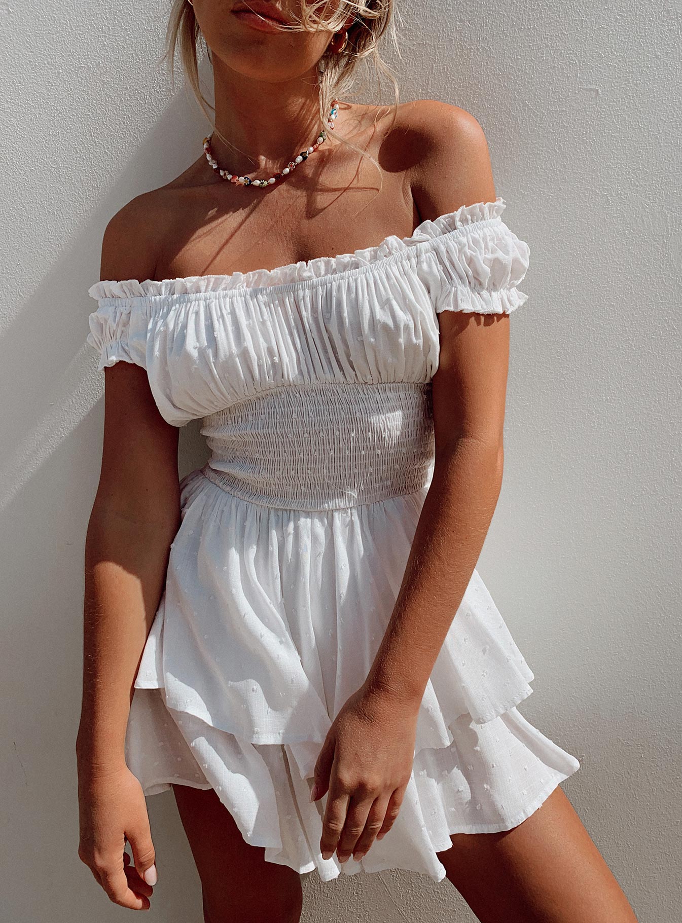 The Love Galore Romper White Lower Impact - Image 8