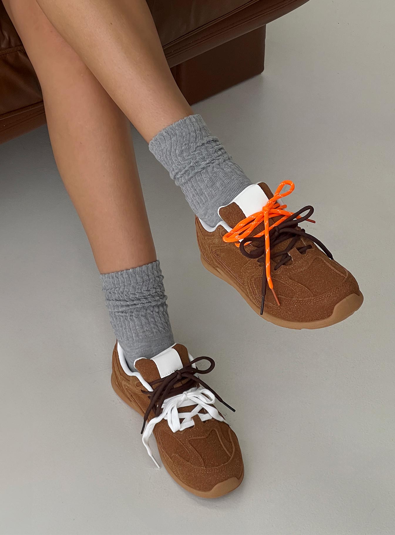 Extra Mile Sneakers Brown - Image 6