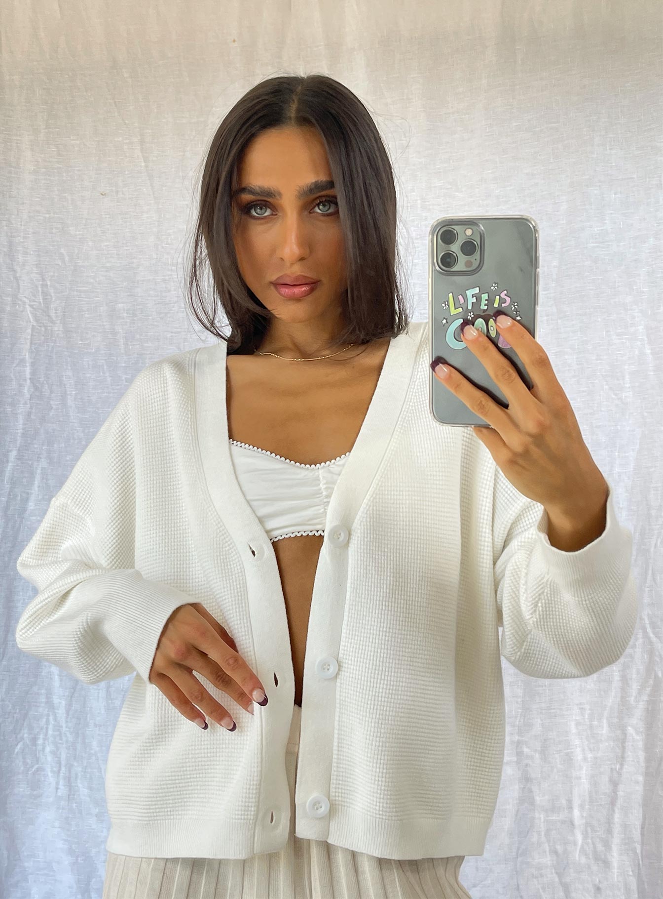 Theo Cardigan White - Image 8