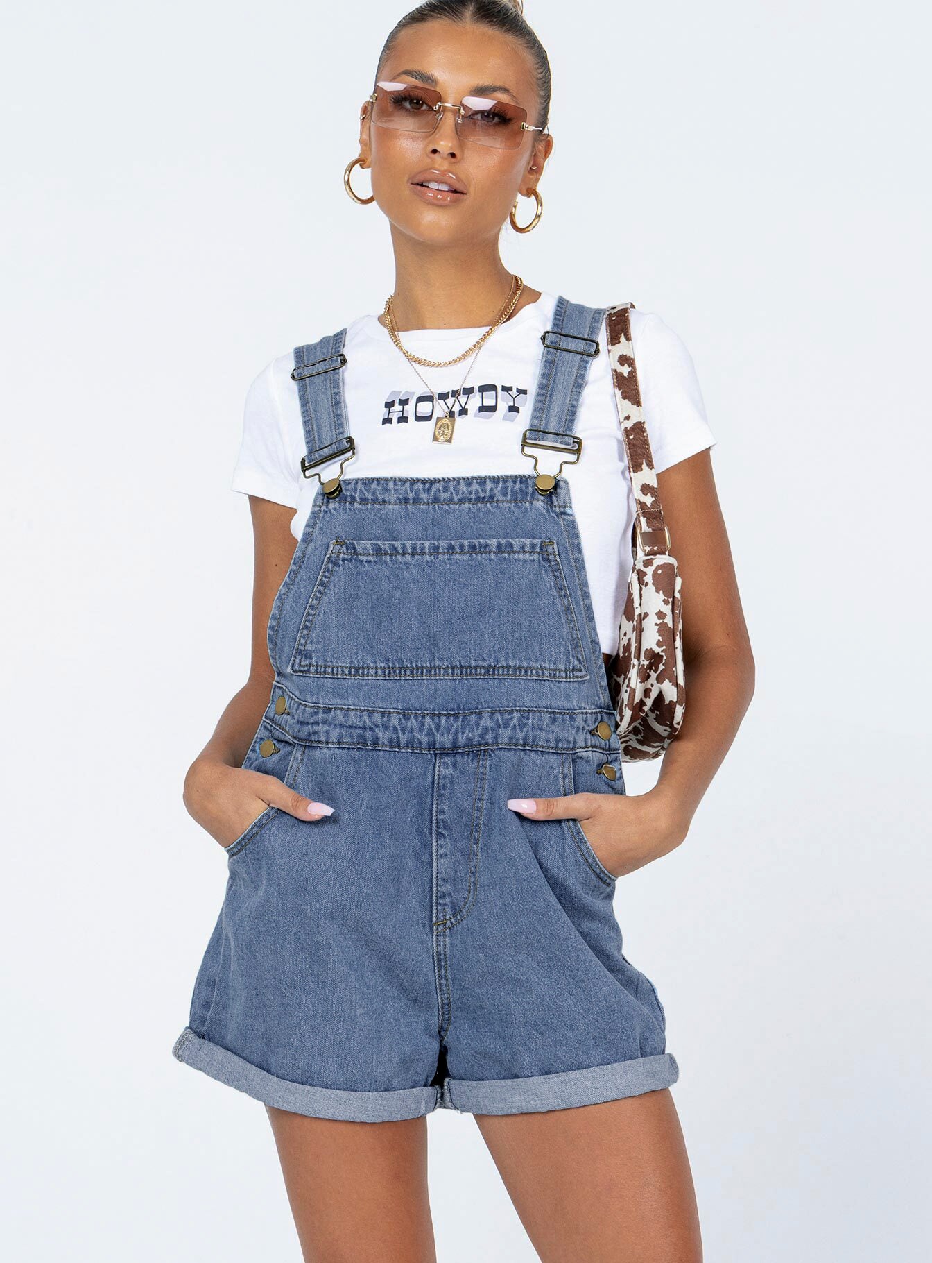 Kacey Overalls Blue Denim - Image 3