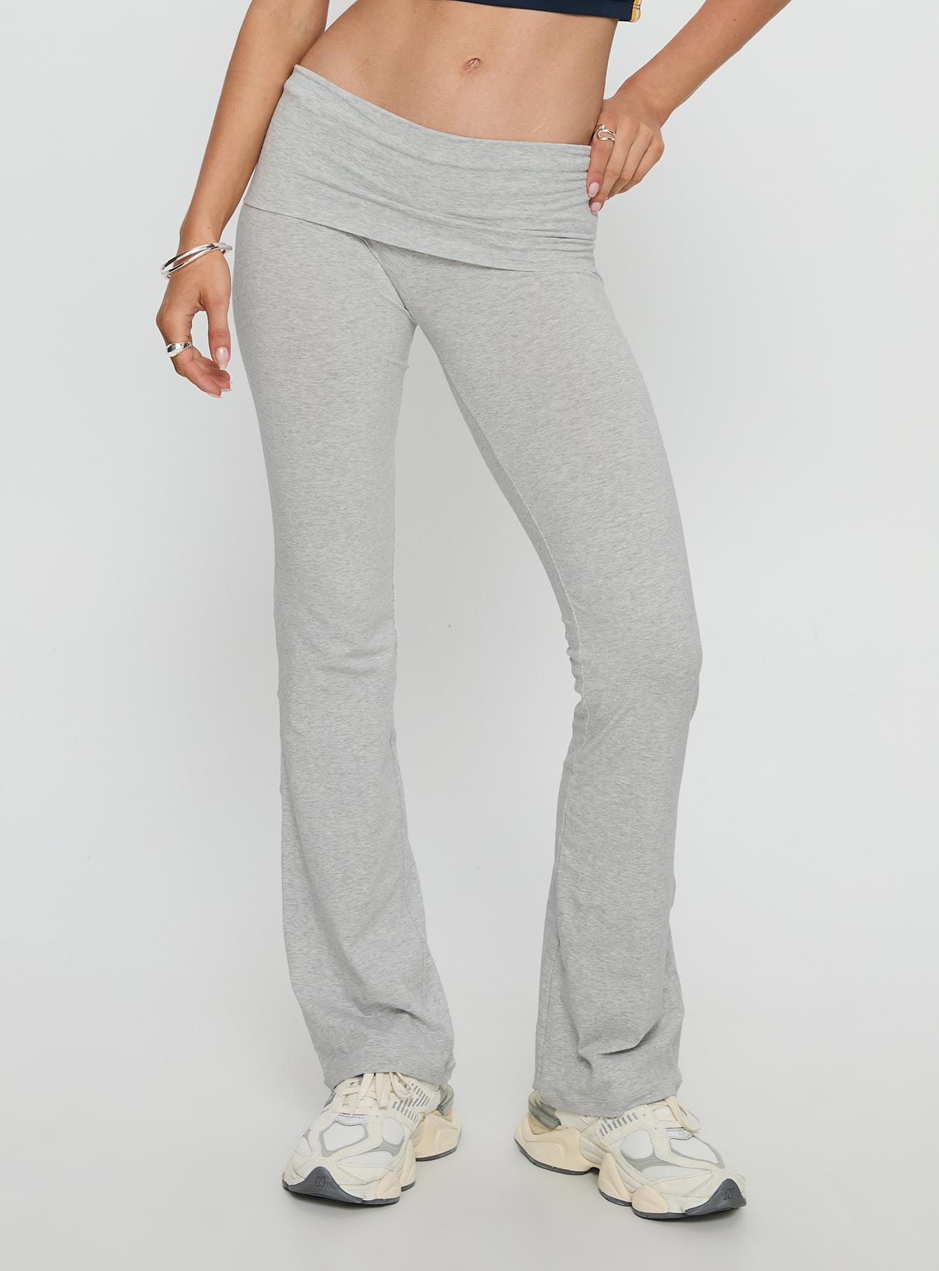 Uc San Diego Foldover Pant Heather Grey - Image 2