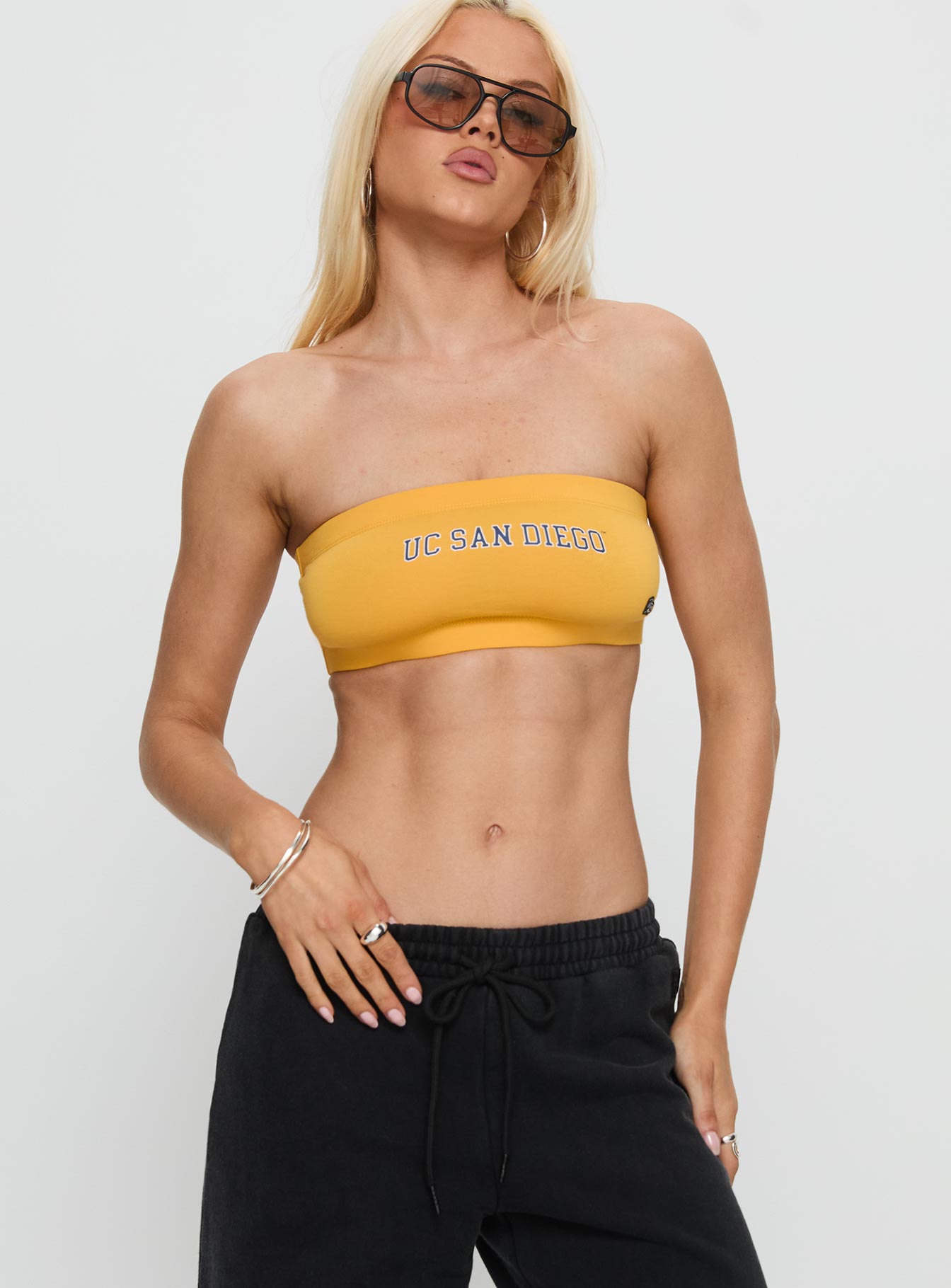 Uc San Diego Bandeau Top Gold