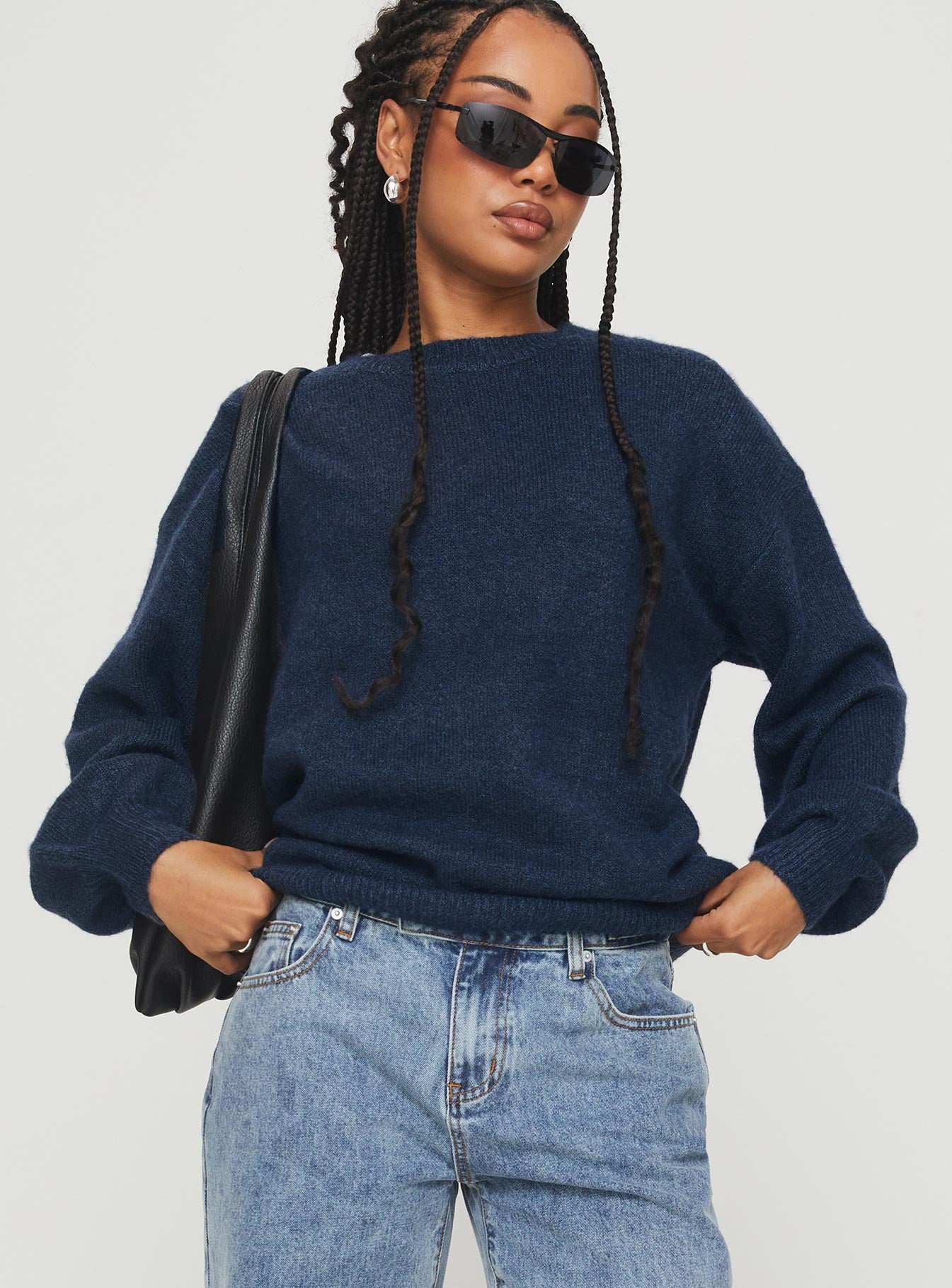 Ryanna Sweater Navy - Image 2
