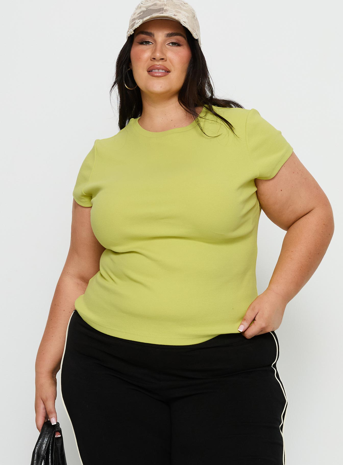 Baseline Longline Rib Top Green Curve - Image 2