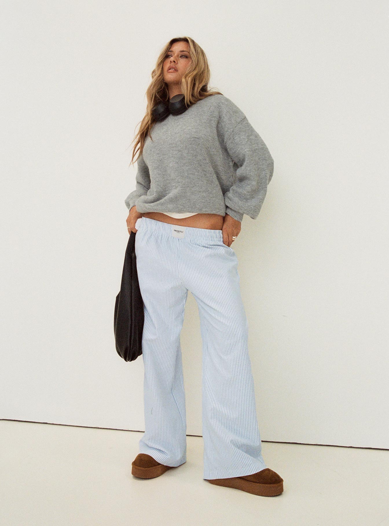 Beach House Pants Blue Stripe - Image 7