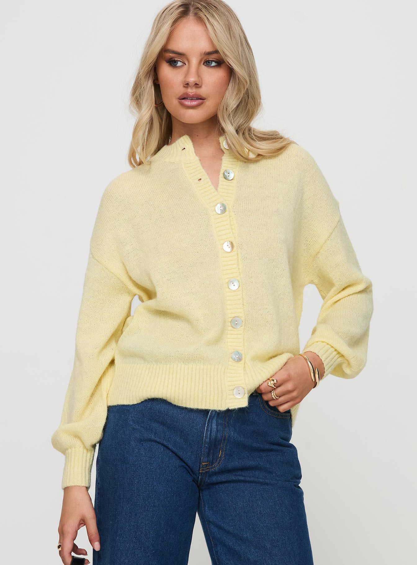 Sunbeam Cardigan Yellow - Image 2