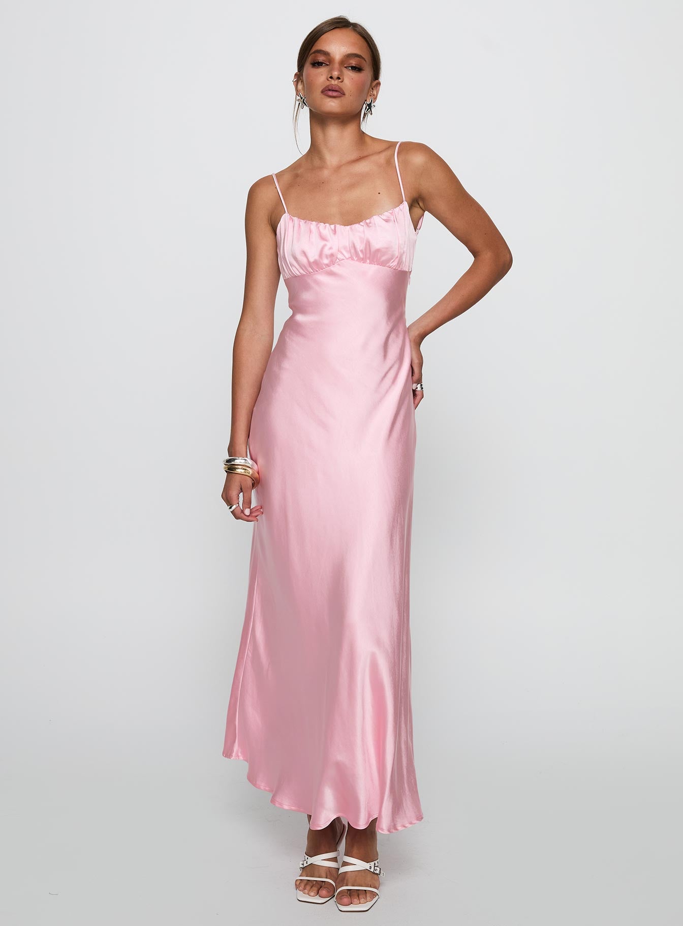 Penelopi Maxi Dress Pink - Image 2