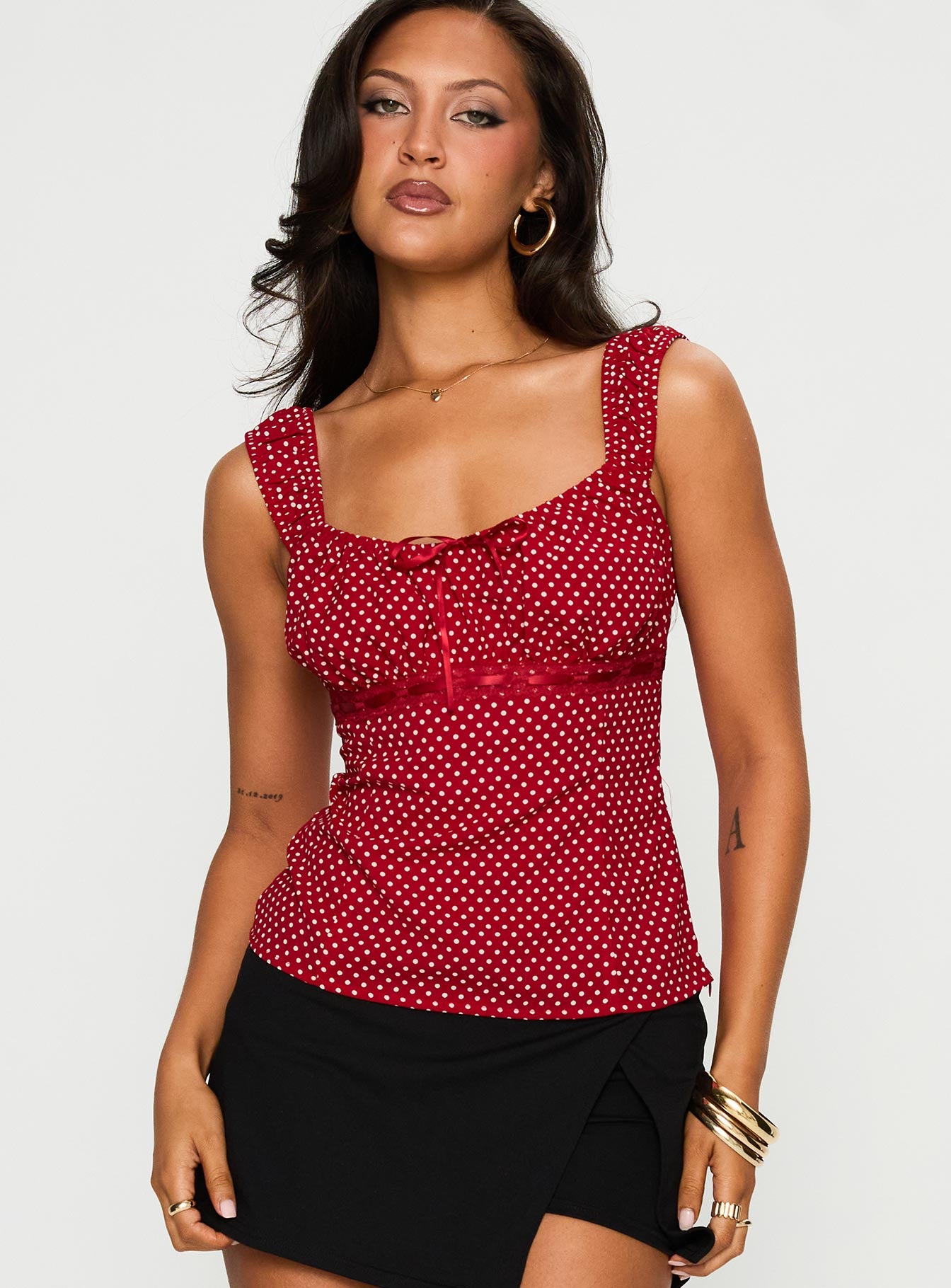 Garconne Top Red Polka - Image 3