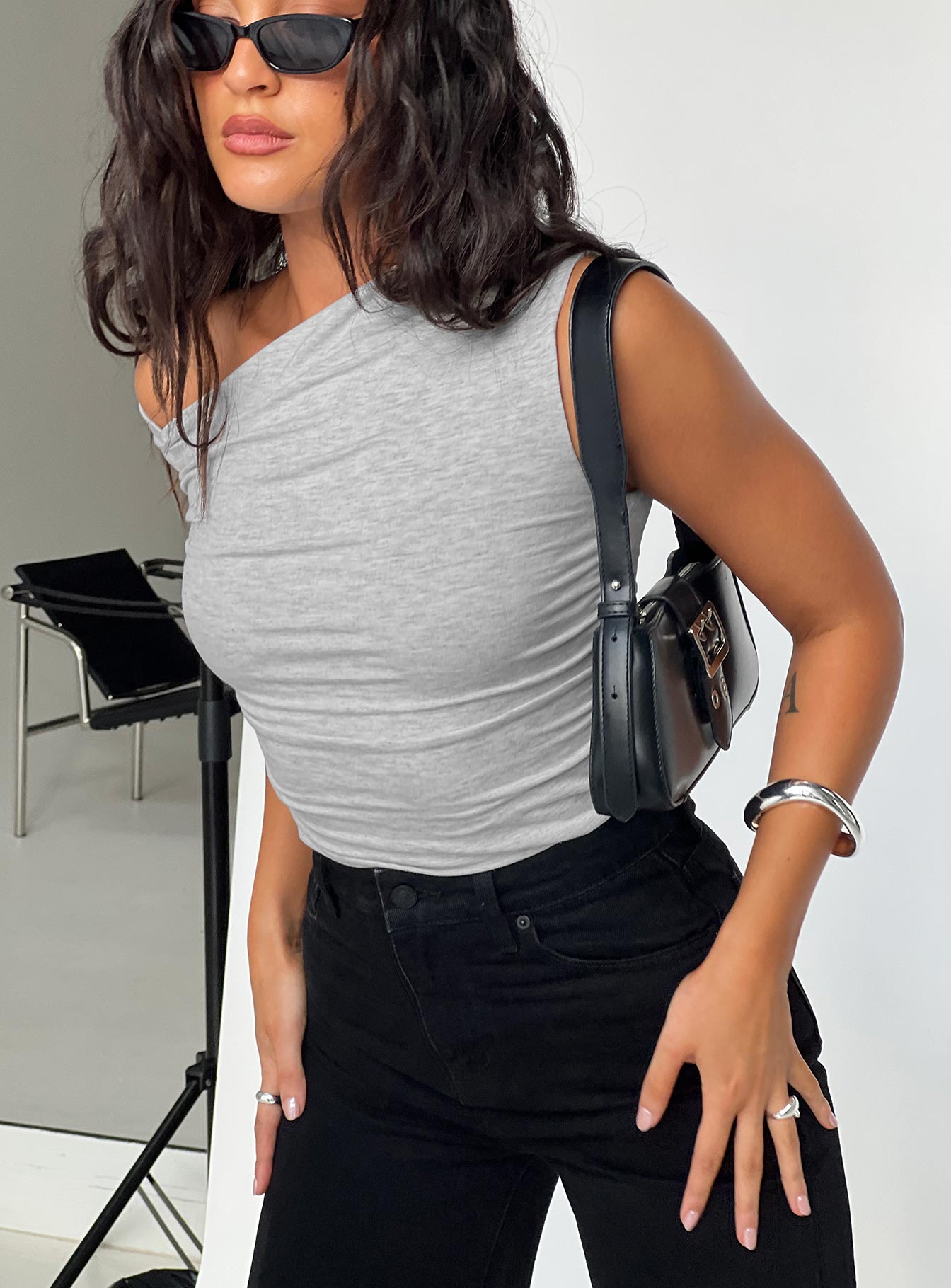 Beller Top Marle Grey - Image 9