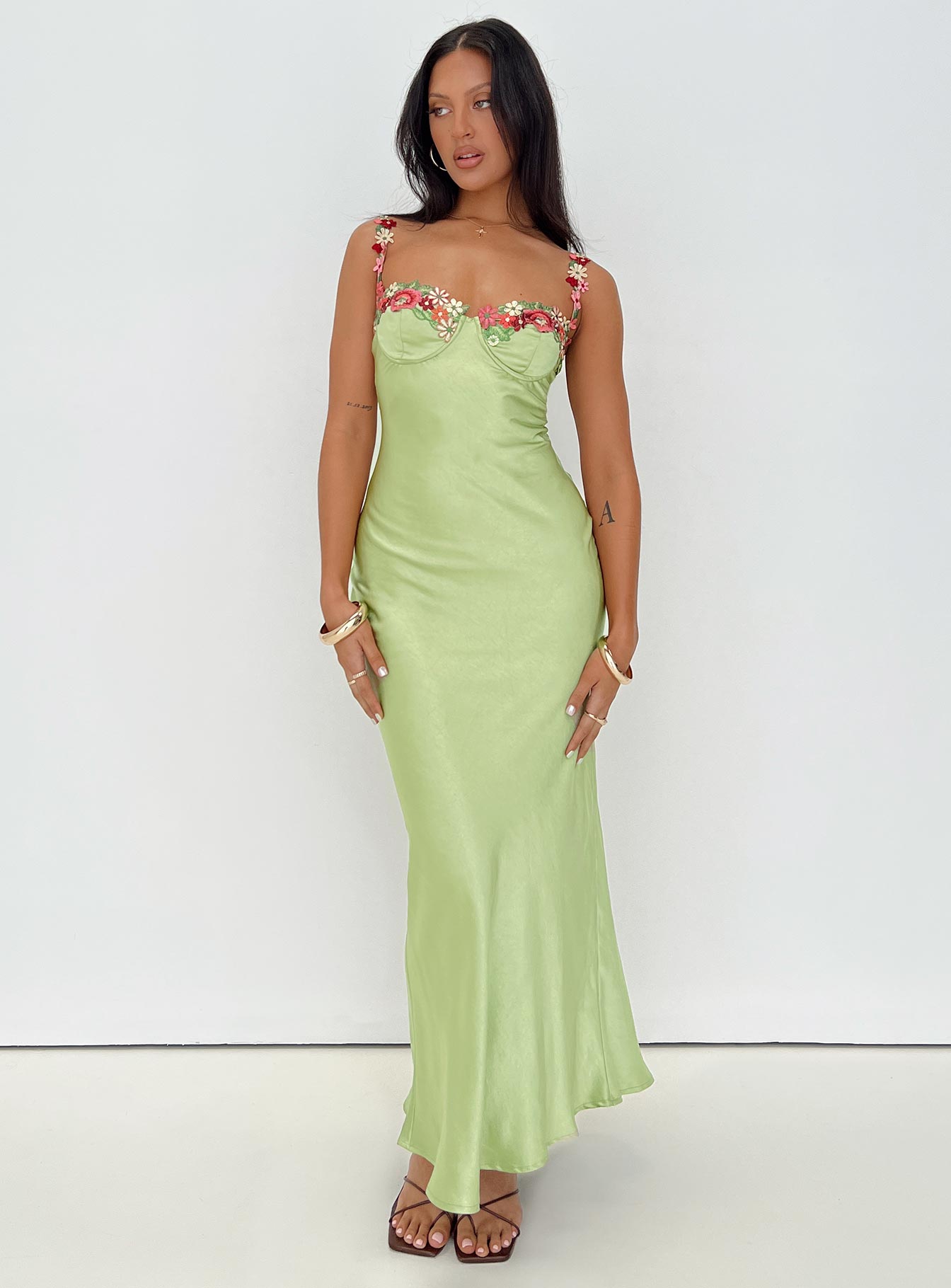 Kenzie Maxi Dress Green Lower Impact - Image 8