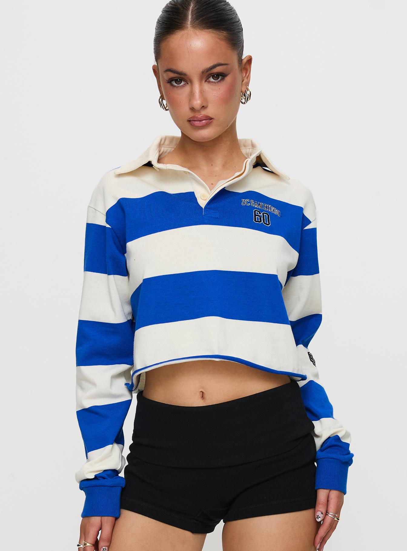 Ucsd Rugby Polo Navy White - Image 2