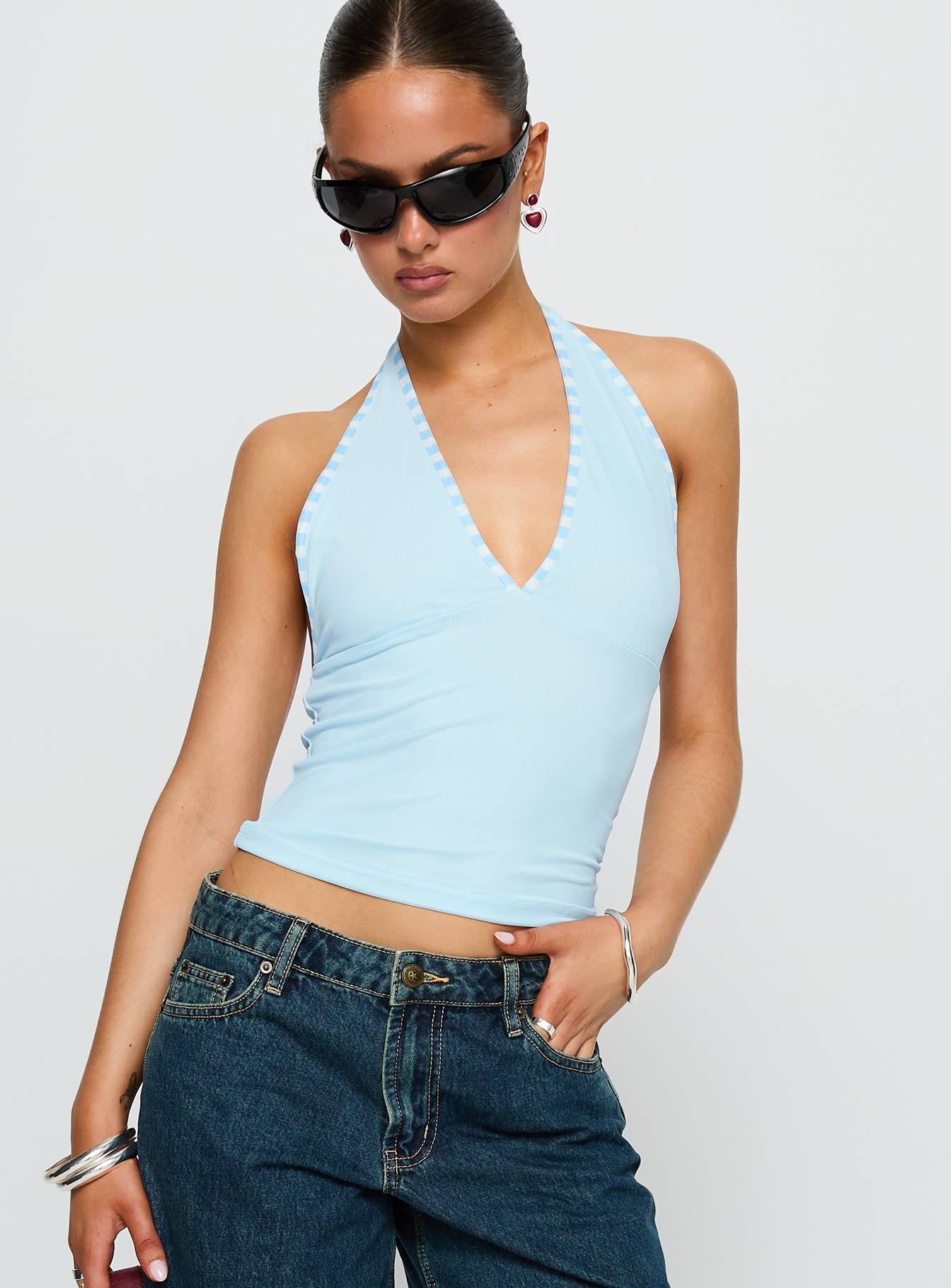 Mirabelle Top Blue - Image 2