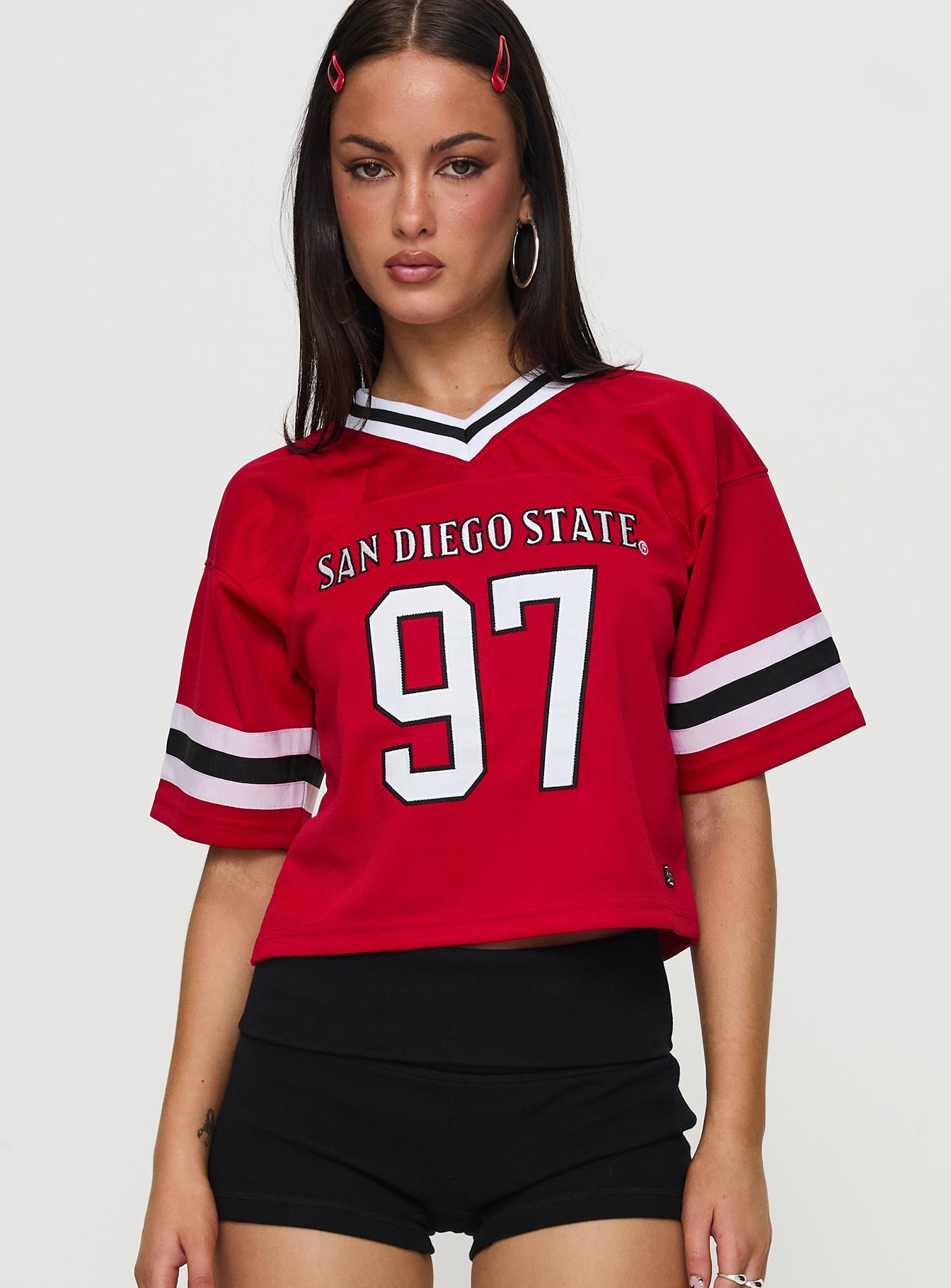 Sdsu Football Jersey Red - Image 2