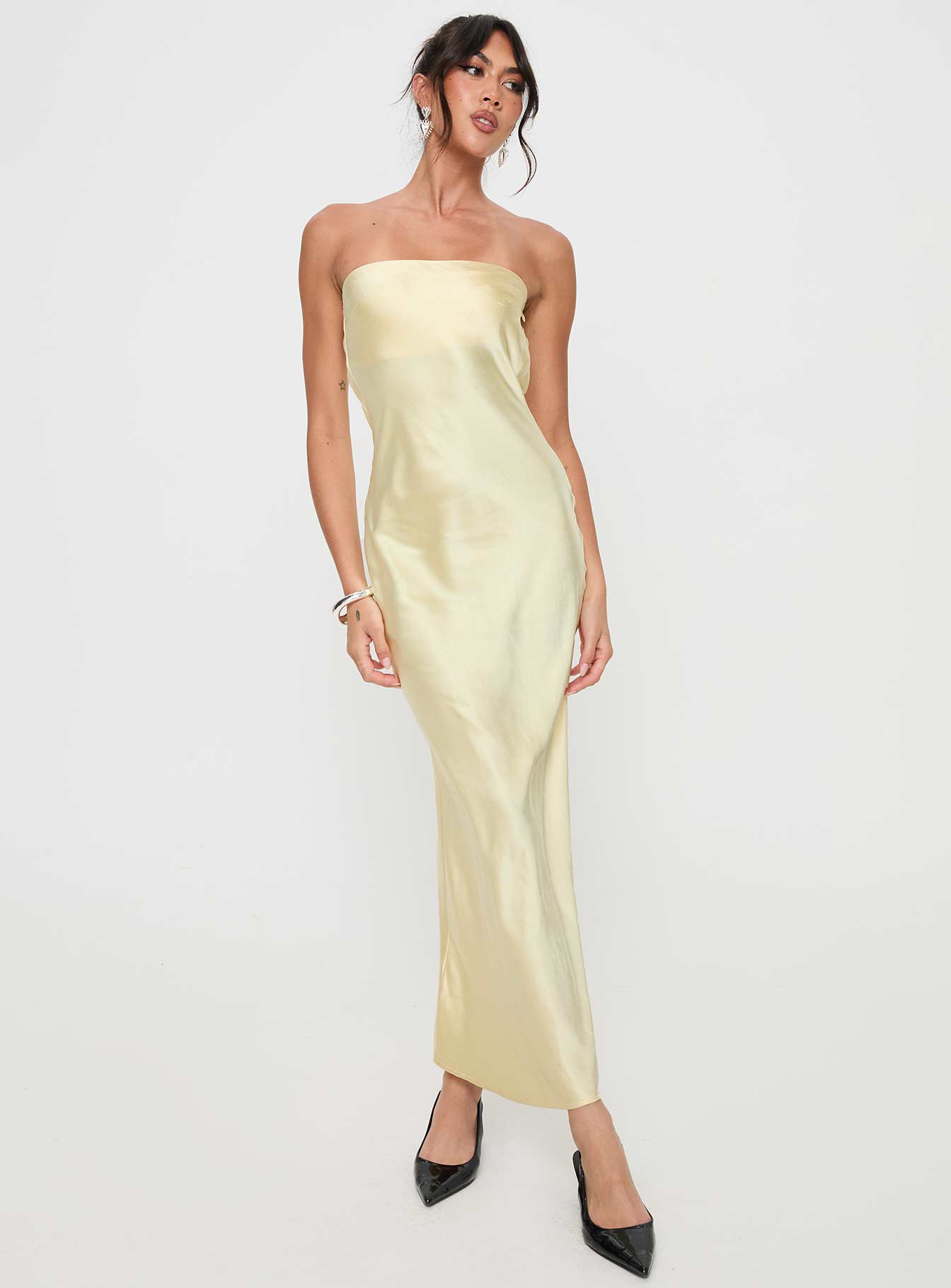 Haley Maxi Dress Yellow - Image 2