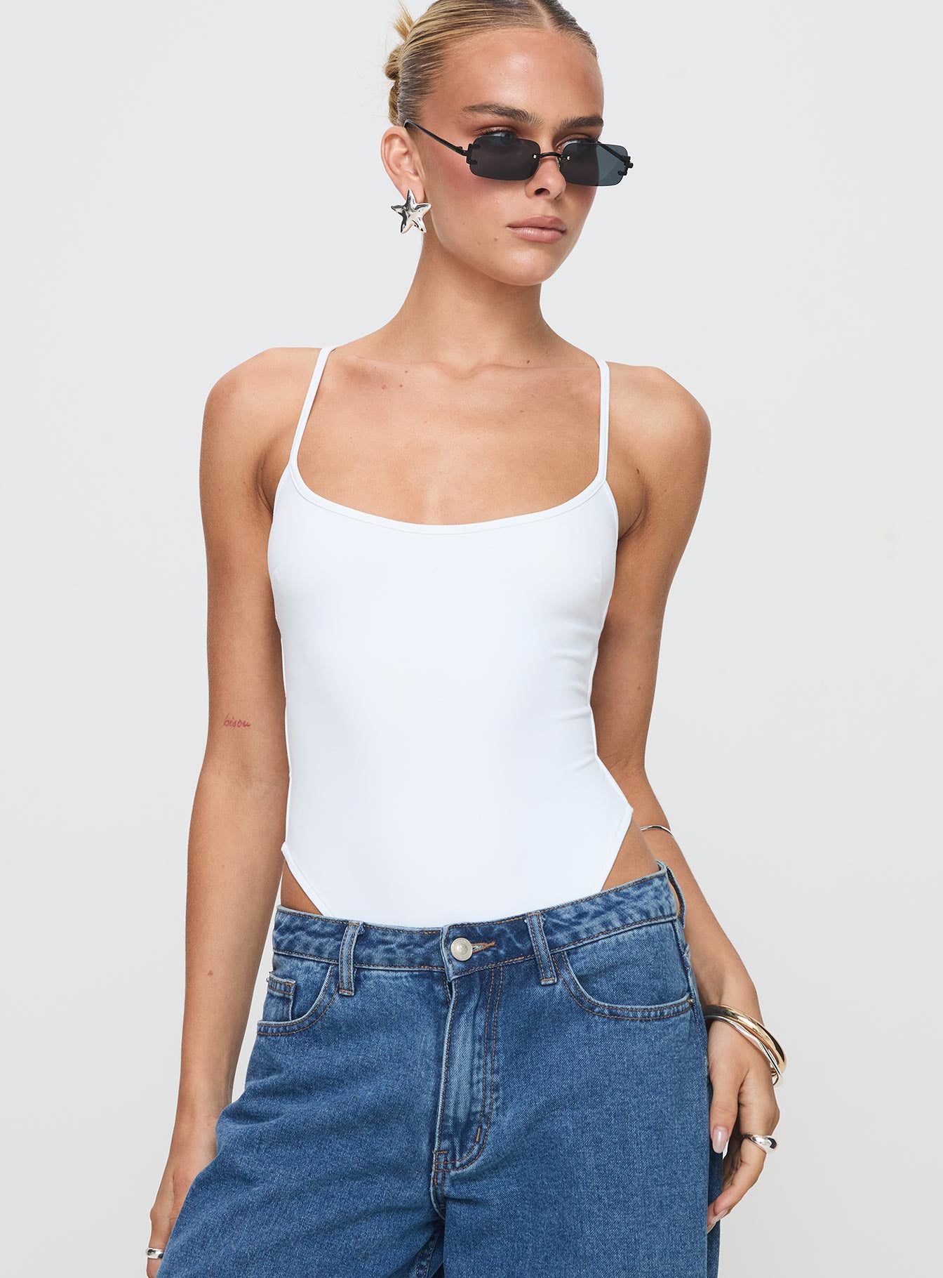 All Tied Up Bodysuit White - Image 2