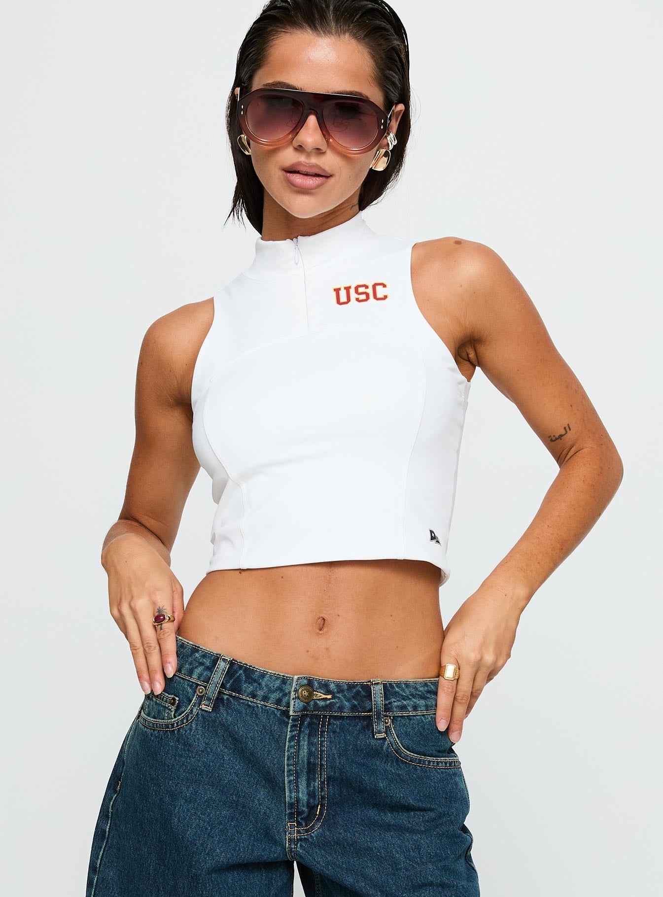Usc Belle Tank Top White - Image 2