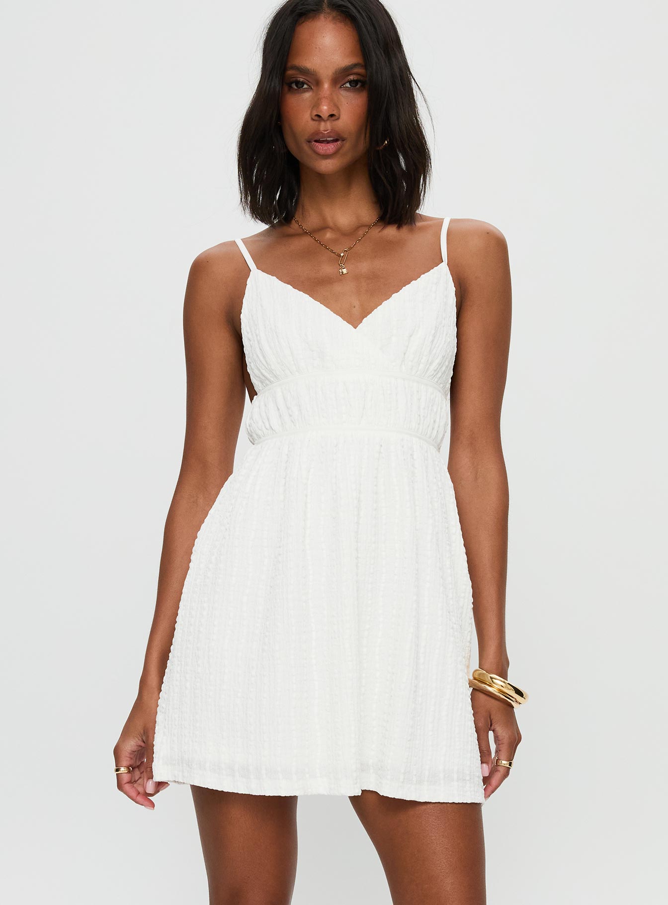 All Too Well Mini Dress White - Image 2