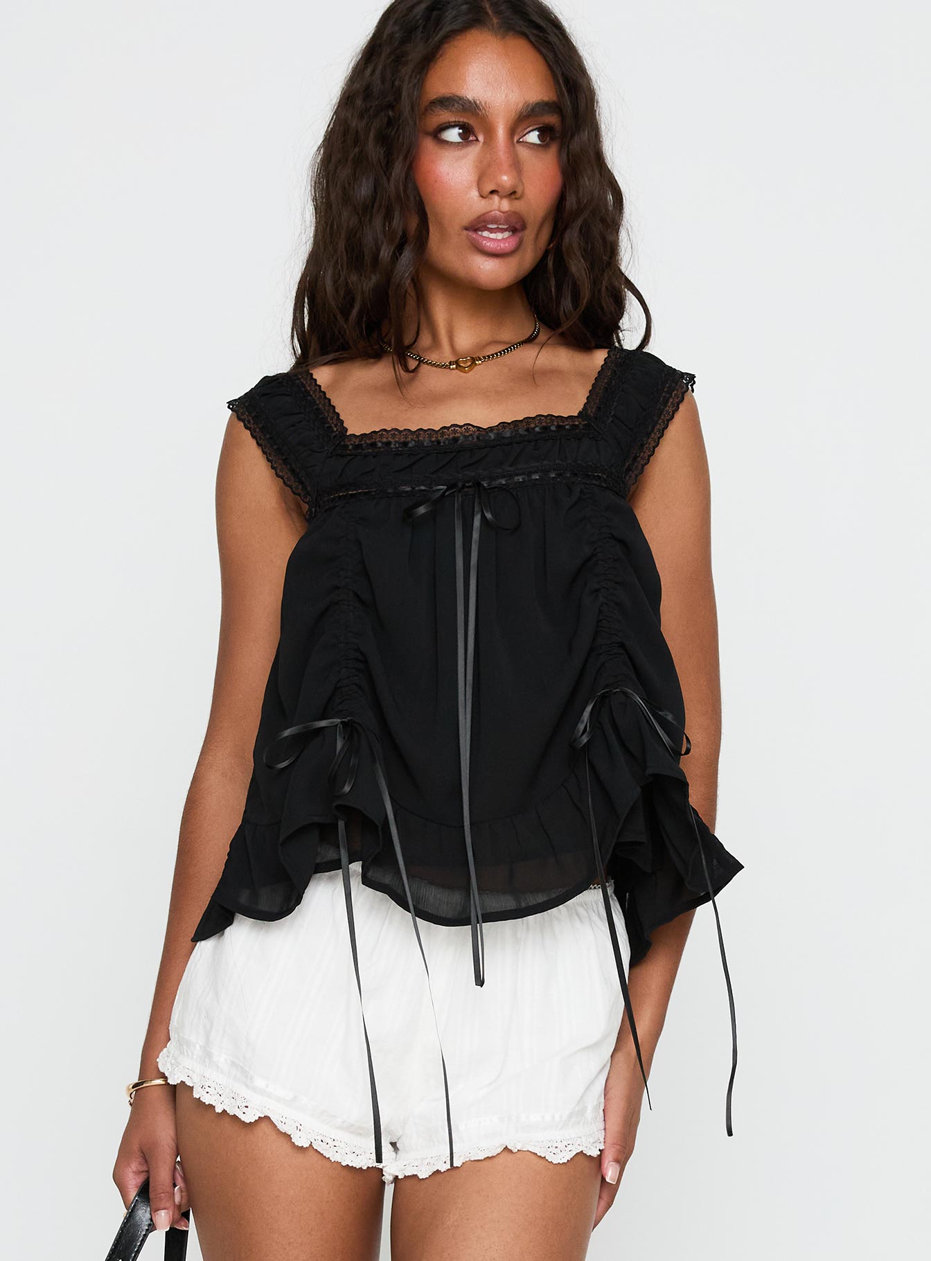 Eluisa Lace Top Black - Image 2