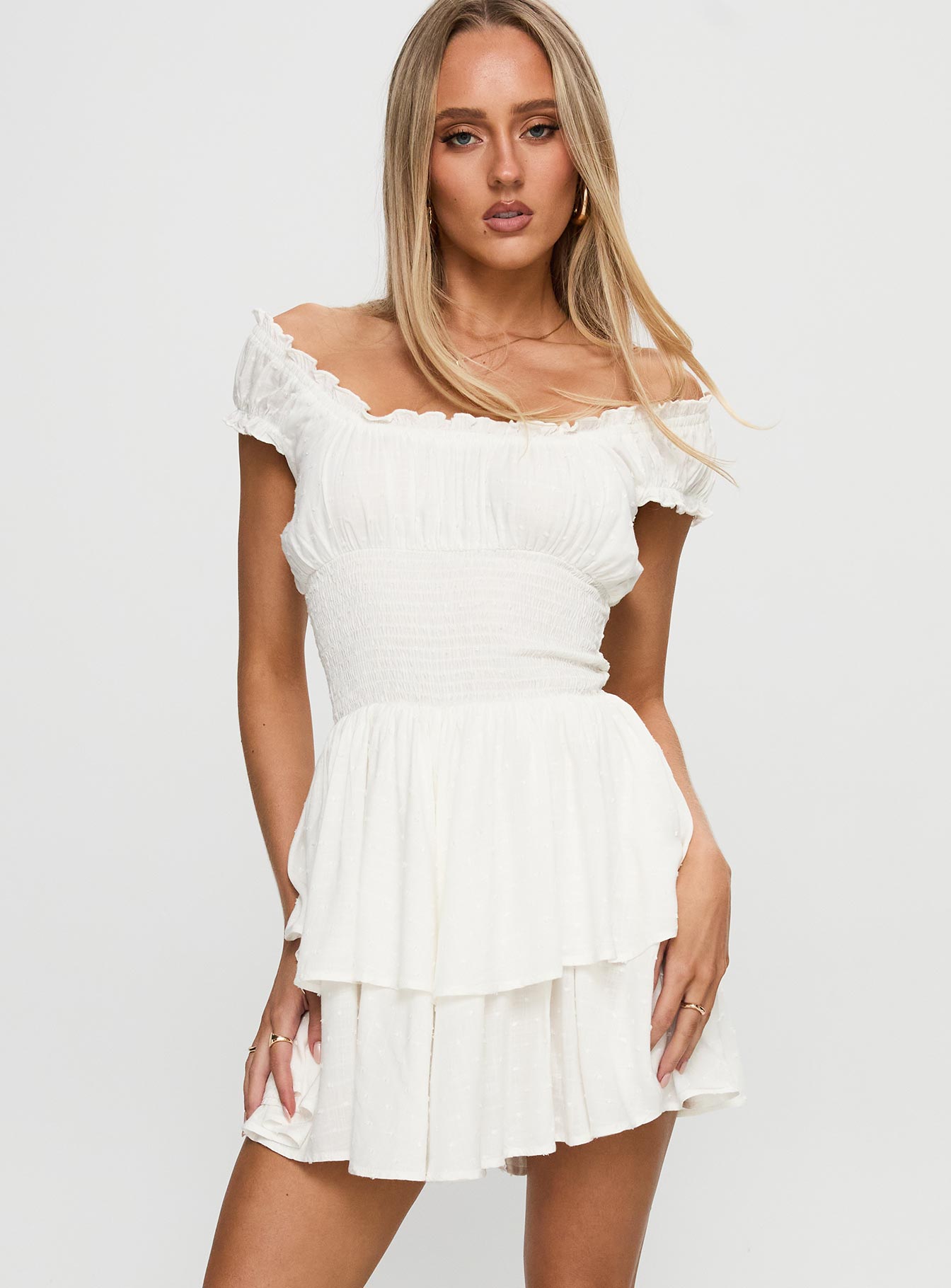 The Love Galore Romper White Lower Impact - Image 2