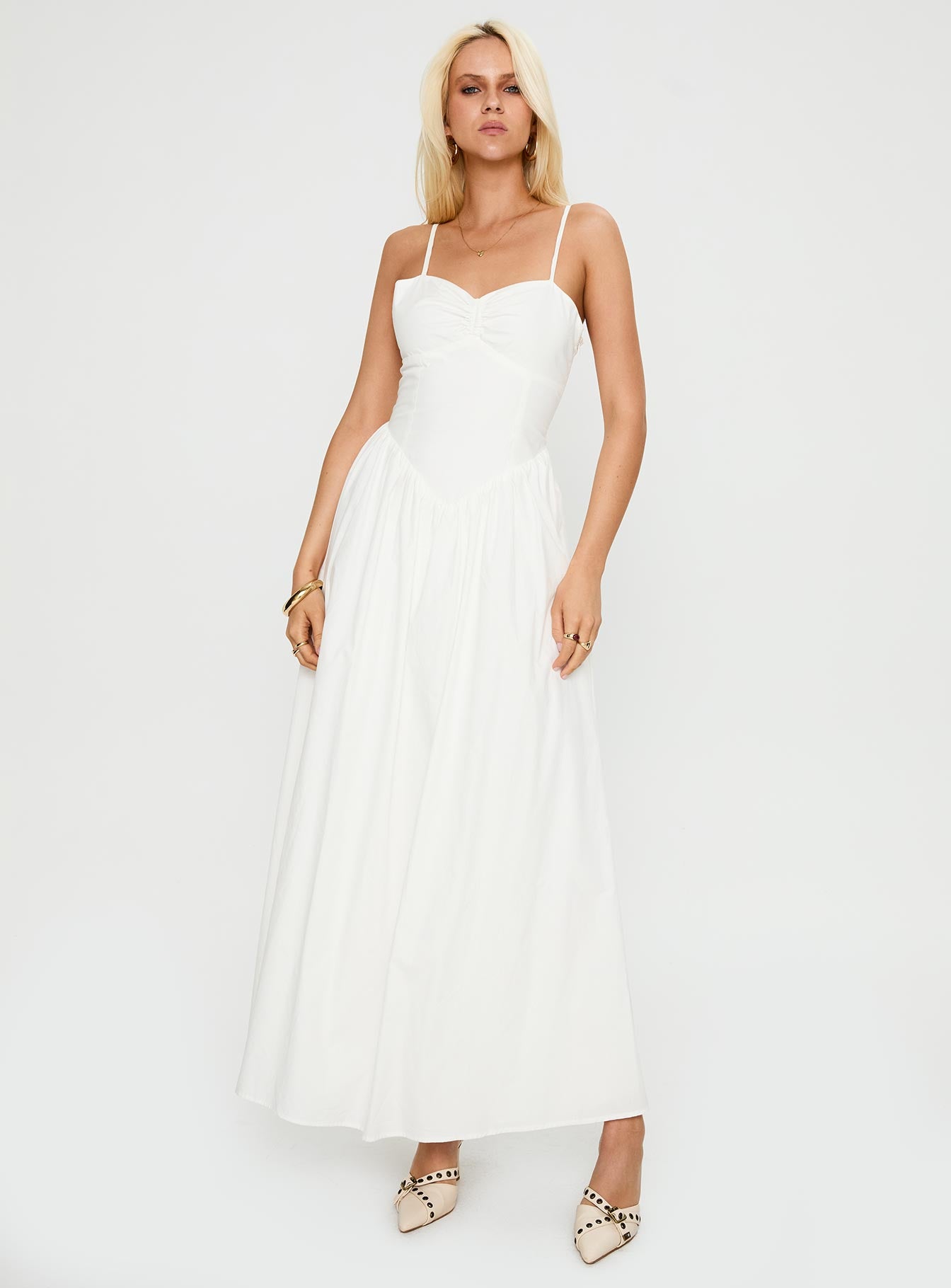 Ceremonious Maxi Dress White - Image 2