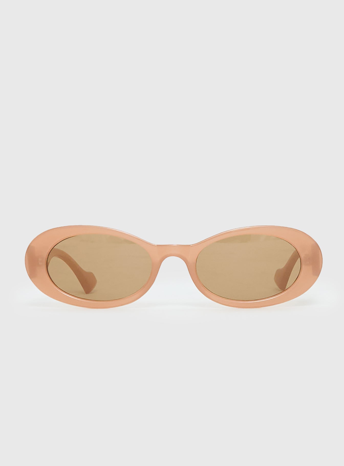Runaway Baby Oval Sunglasses Caramel - Image 2