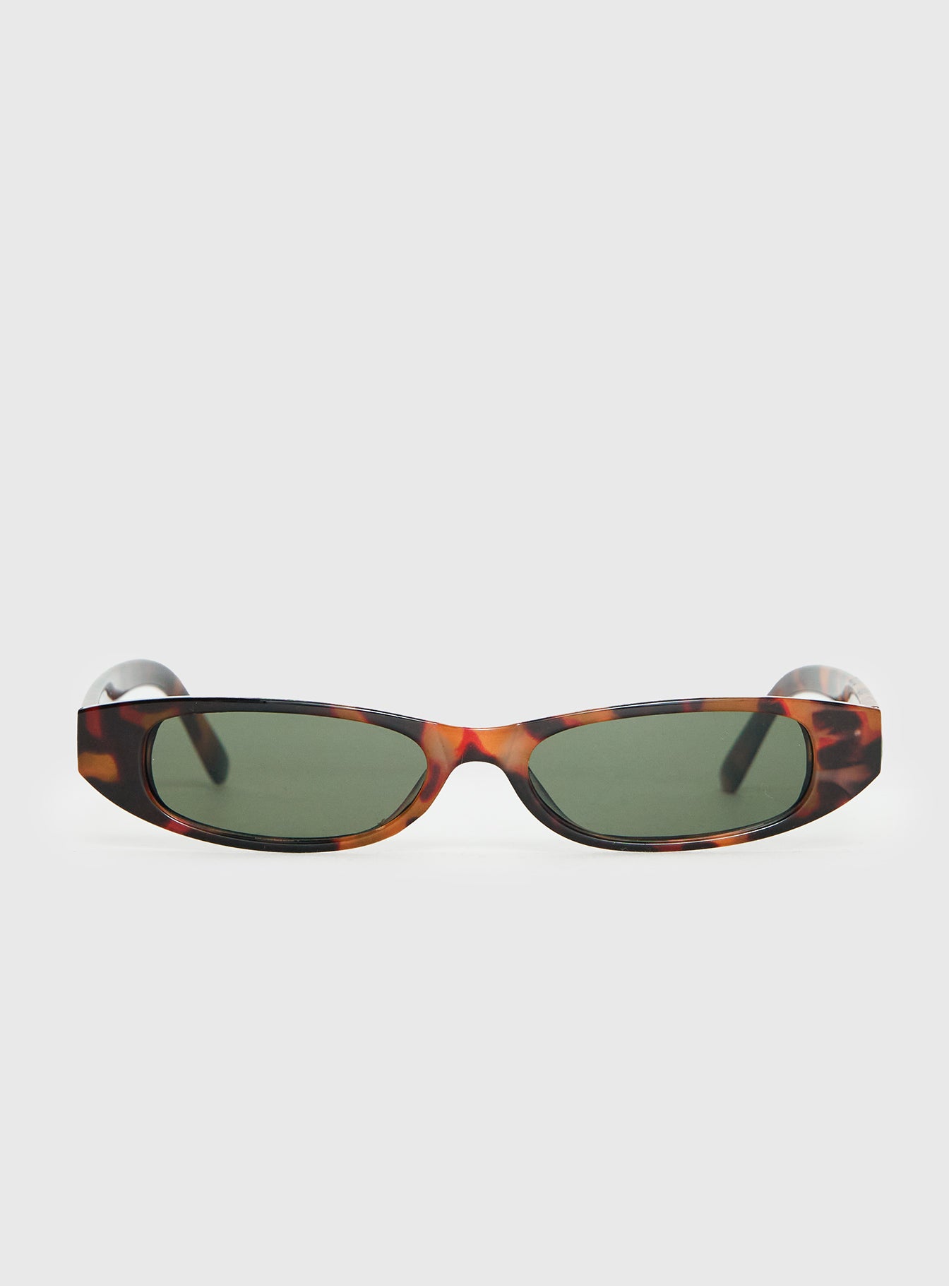 Bowery Slim Sunglasses Tort Green - Image 2