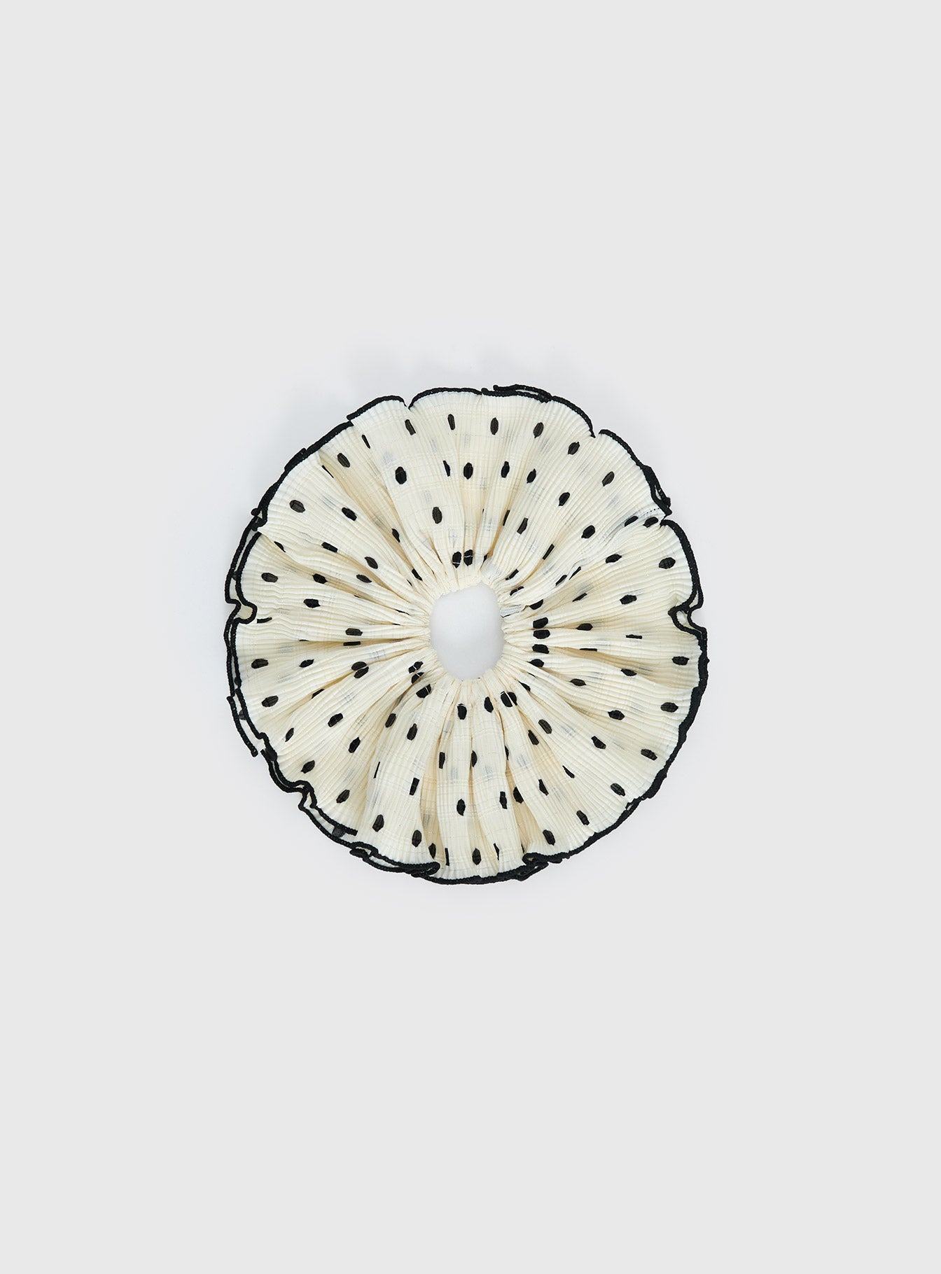 Greatest Gift Scrunchie White Polka - Image 2
