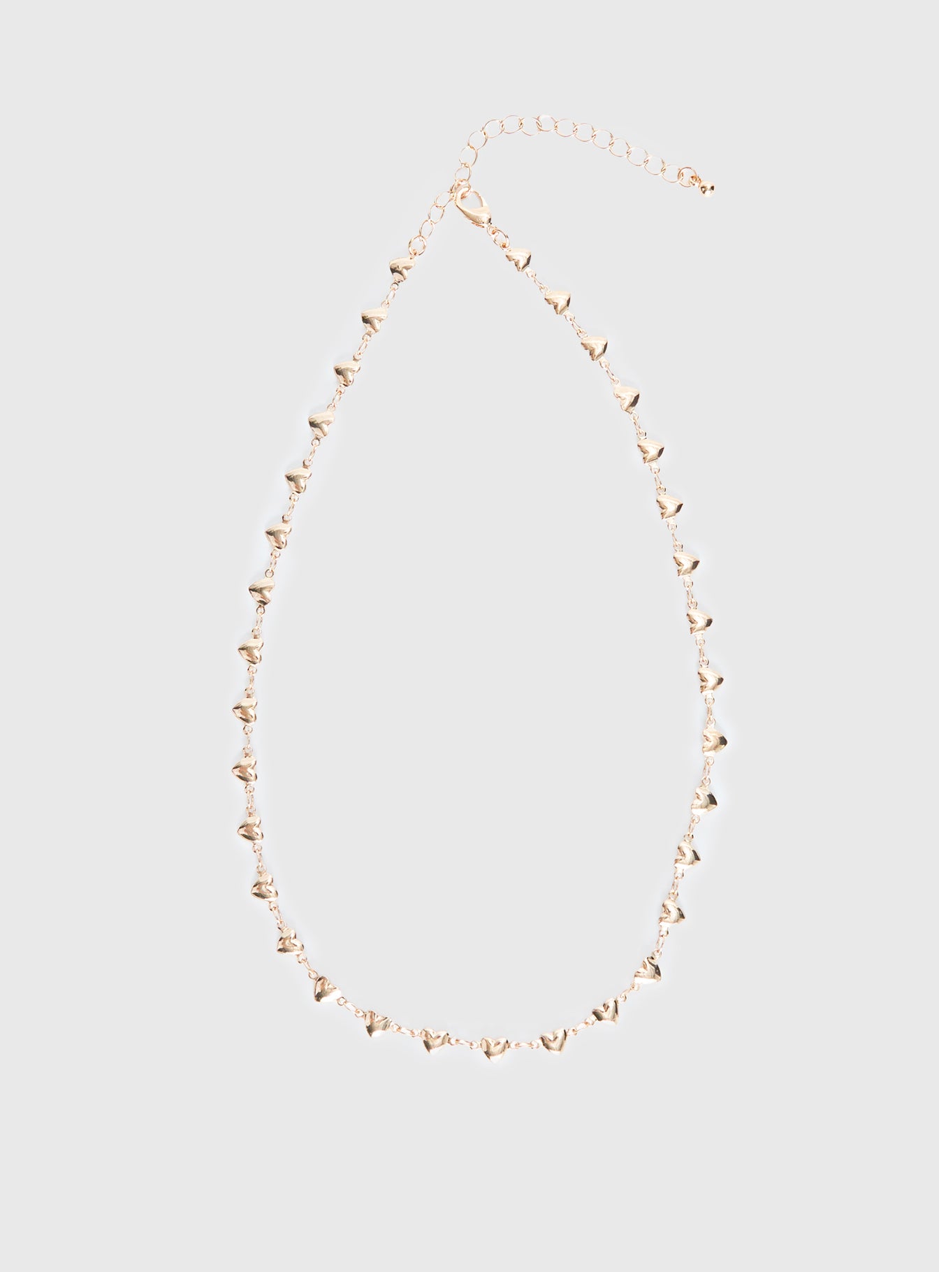 Kinsey Heart Necklace Gold - Image 2
