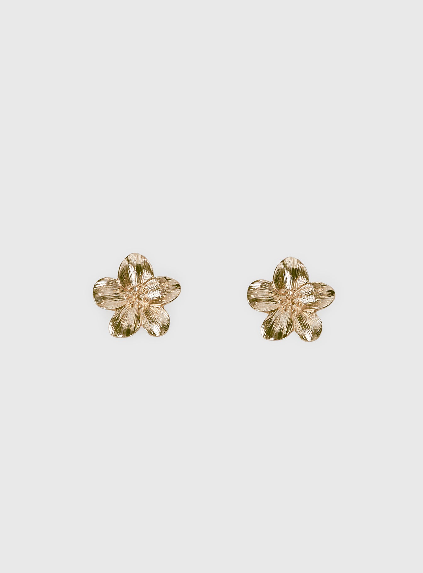 Posie Earrings Gold - Image 2