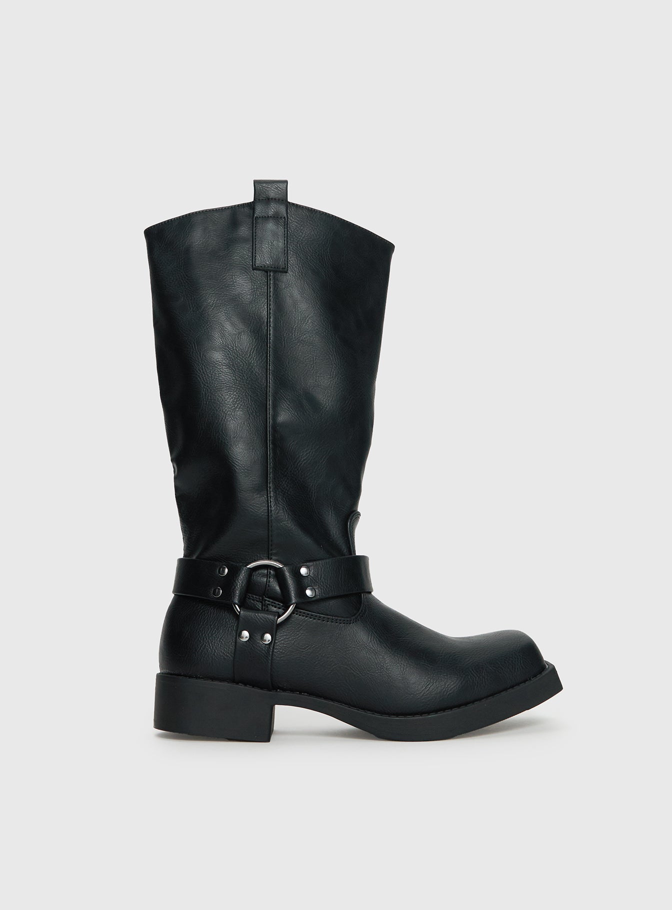 Wrecked Western Boots Black - Image 2