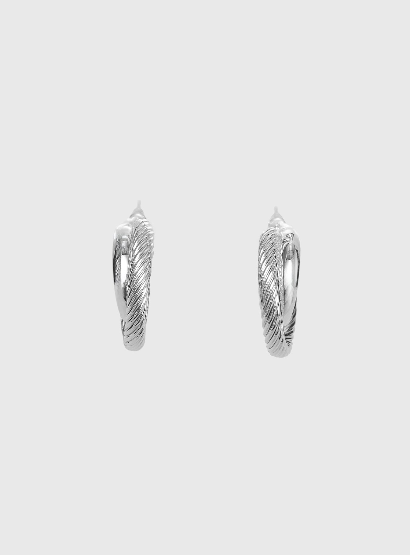 Sweet Deal Linked Earrings Silver - Image 2