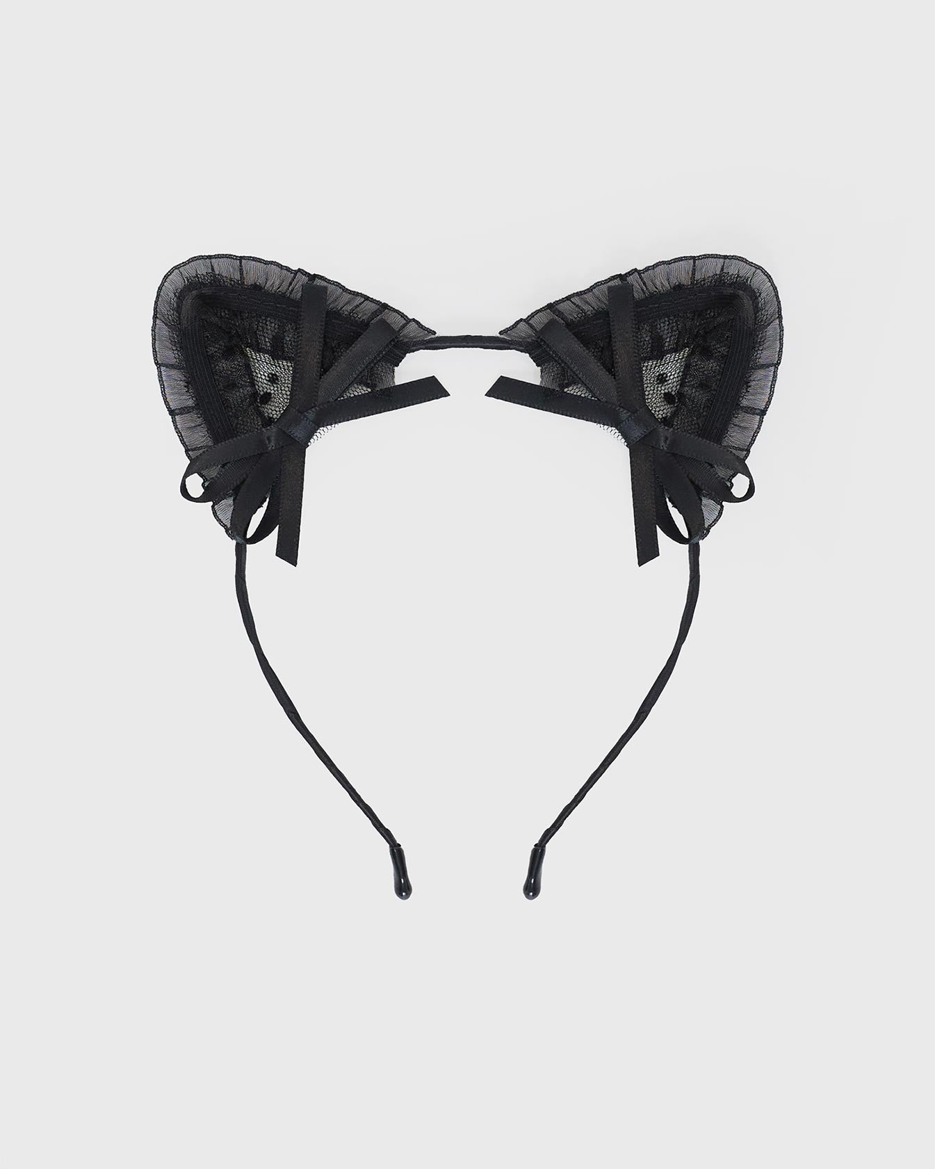 Sly Guy Cat Ear Headband Black - Image 2