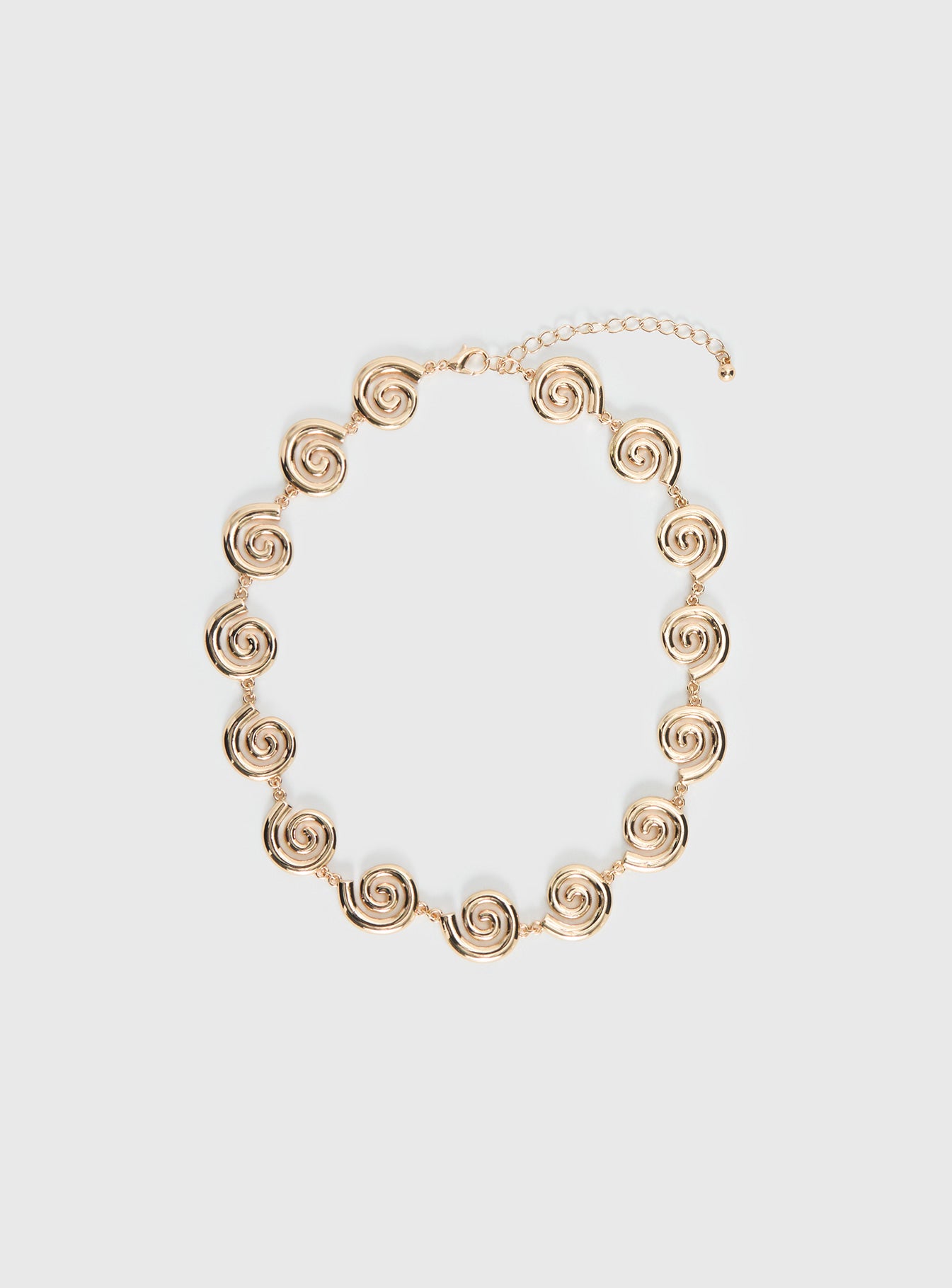 Olivah Spiral Necklace Gold - Image 2