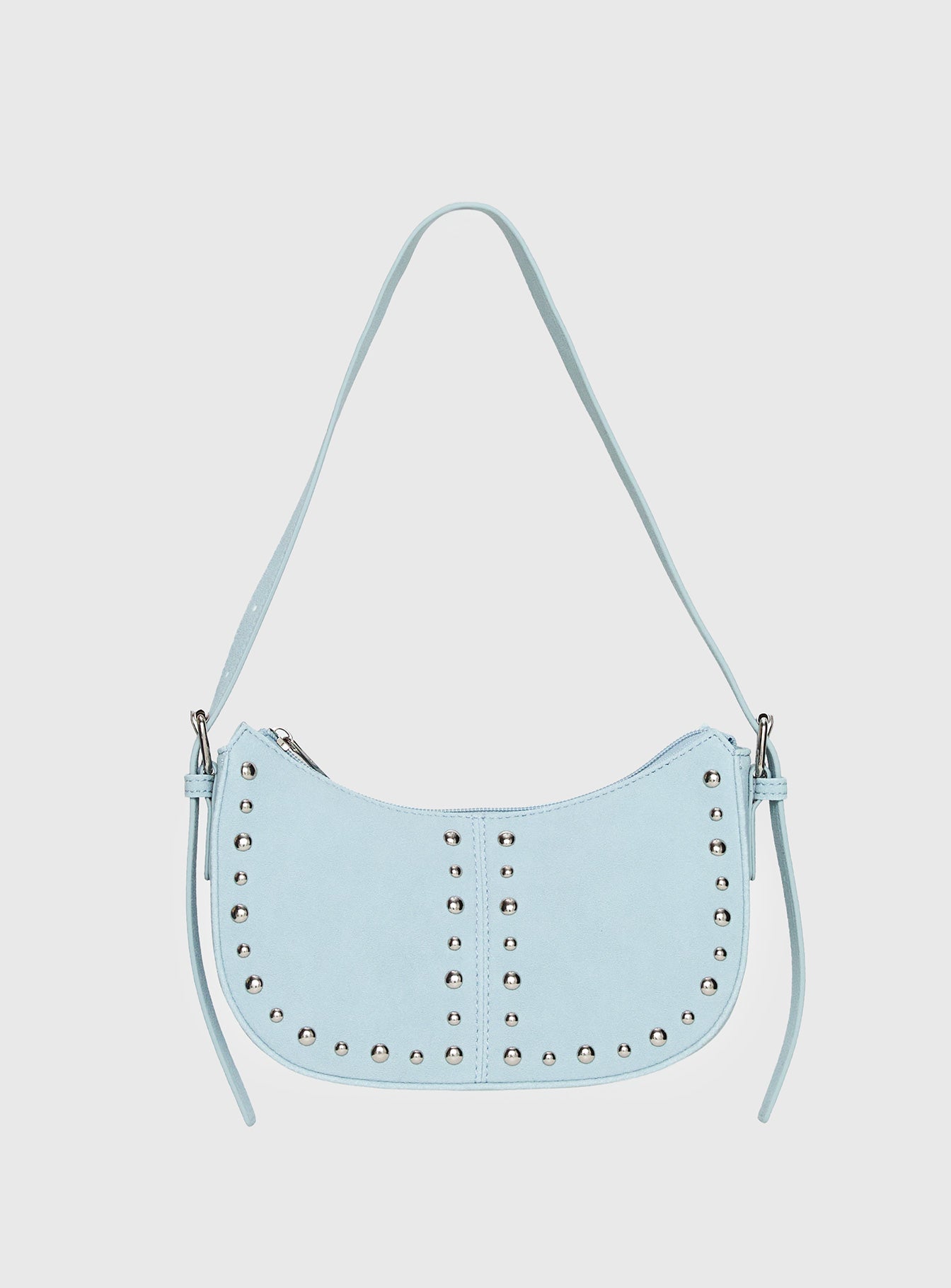 Bright Lights Studded Shoulder Bag Blue - Image 2