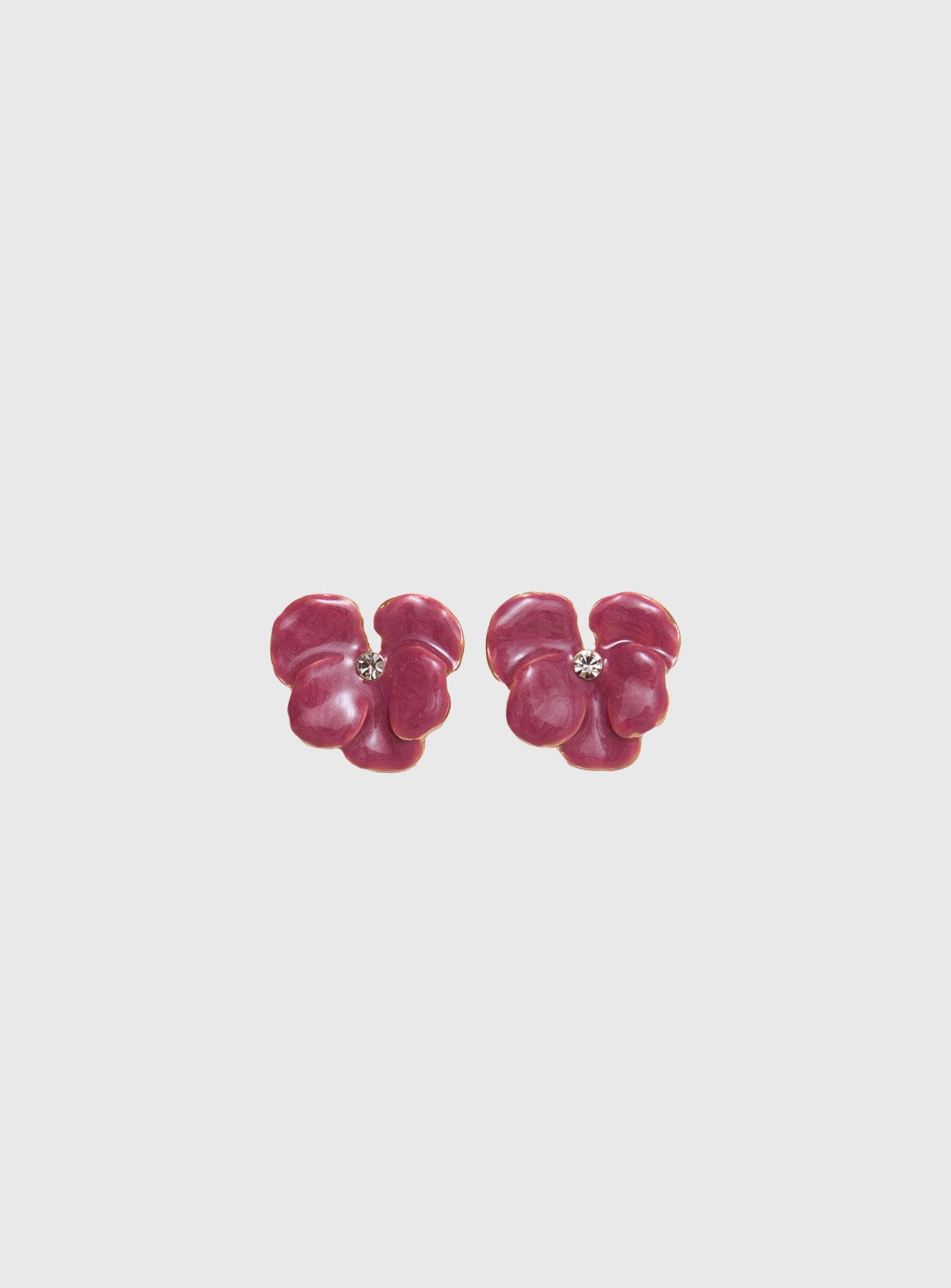 Daylight Savings Flower Earrings Pink - Image 2