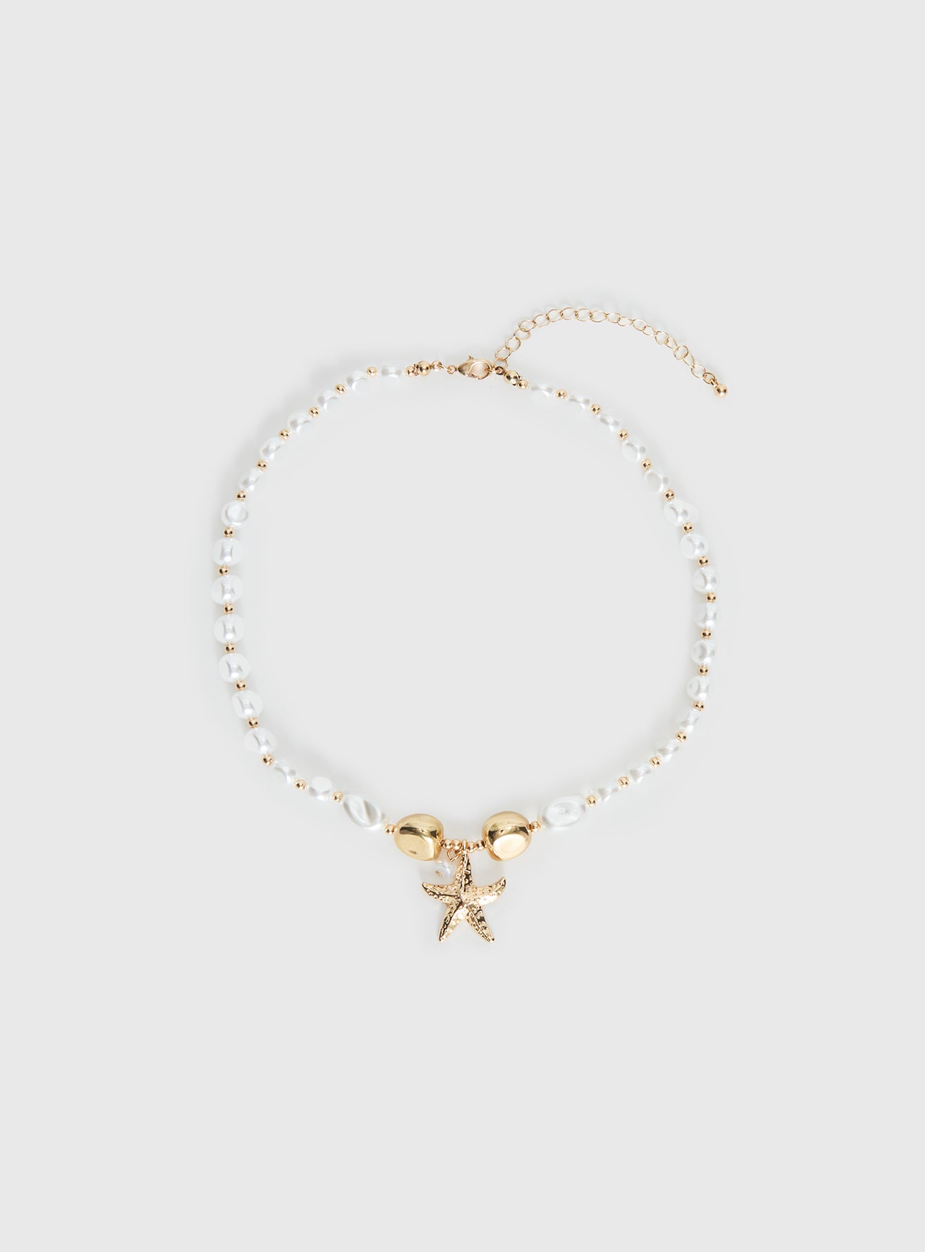 Splashy Star Pendant Necklace Gold - Image 2