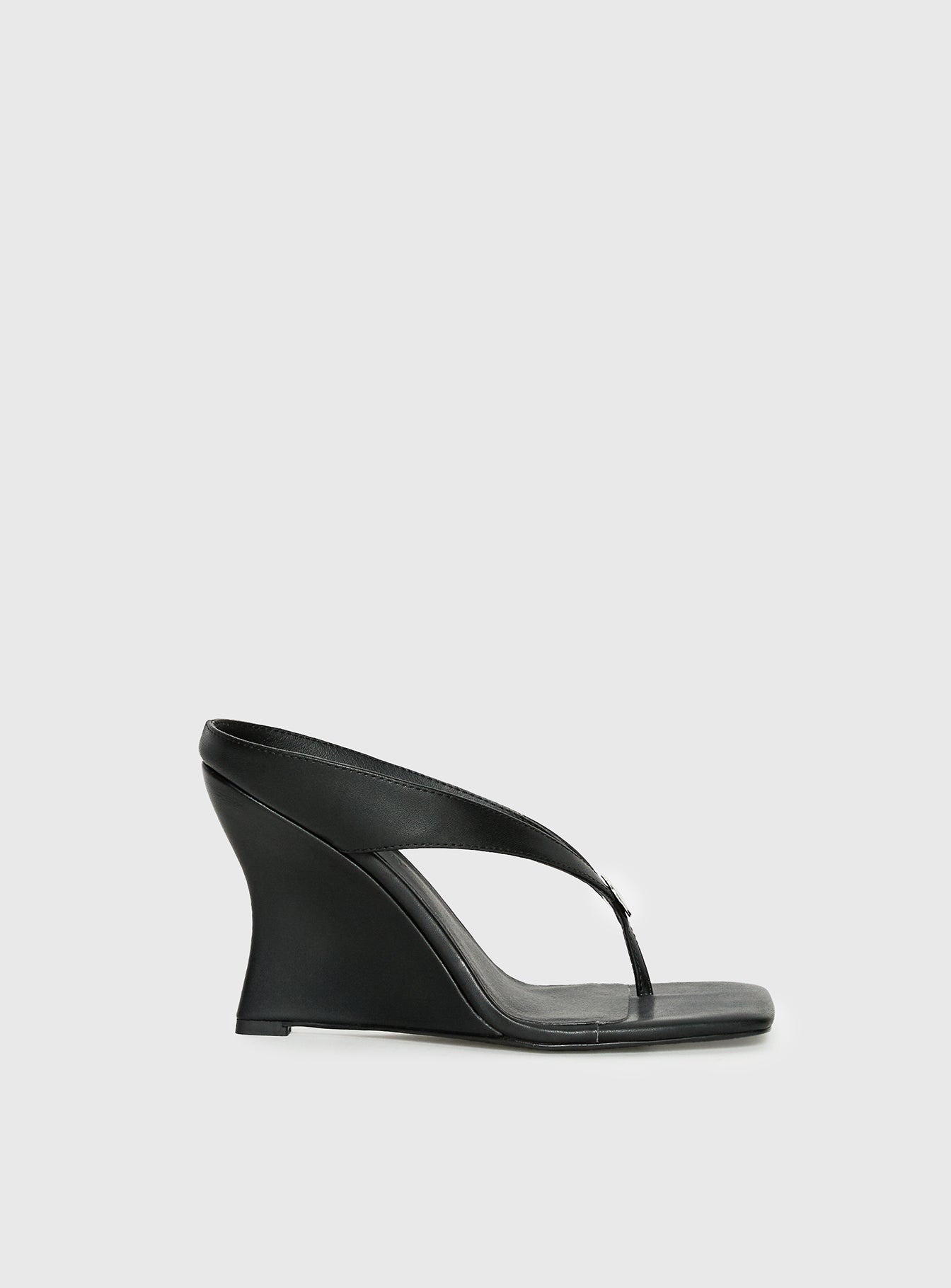 Two Summers Wedge Heels Black - Image 2