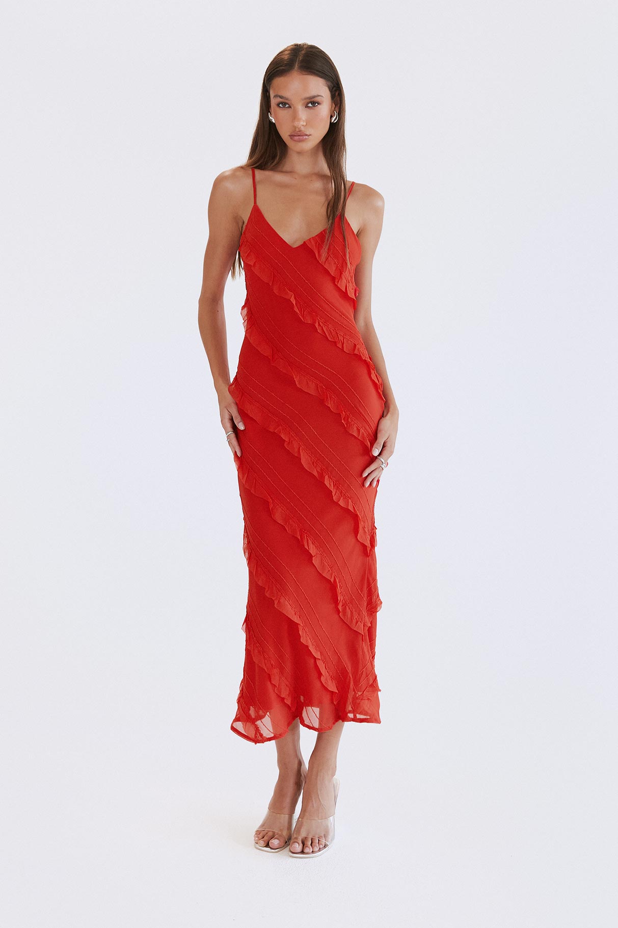 Lars Maxi Dress Red - Image 3
