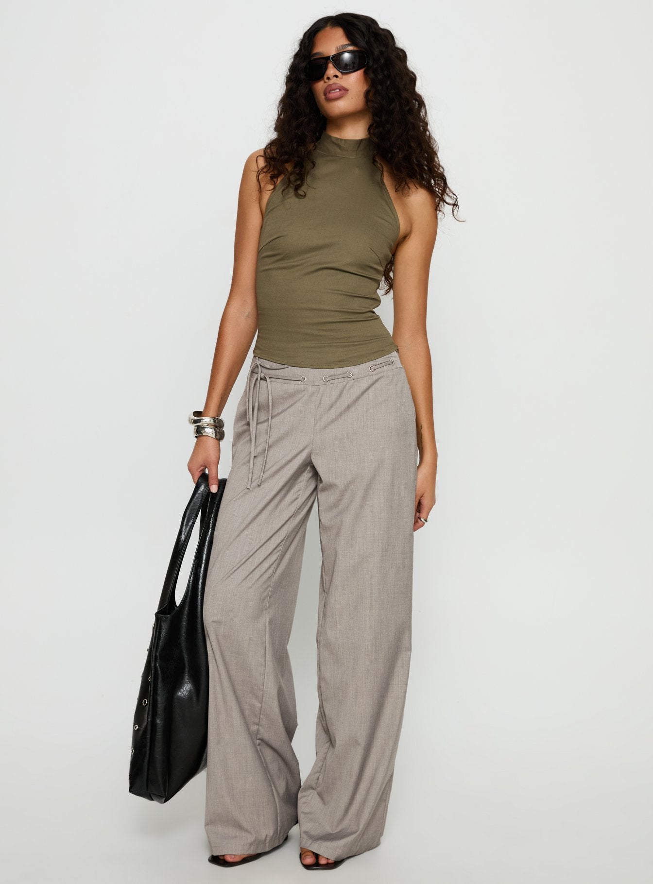 Merril Halter Top Khaki - Image 3