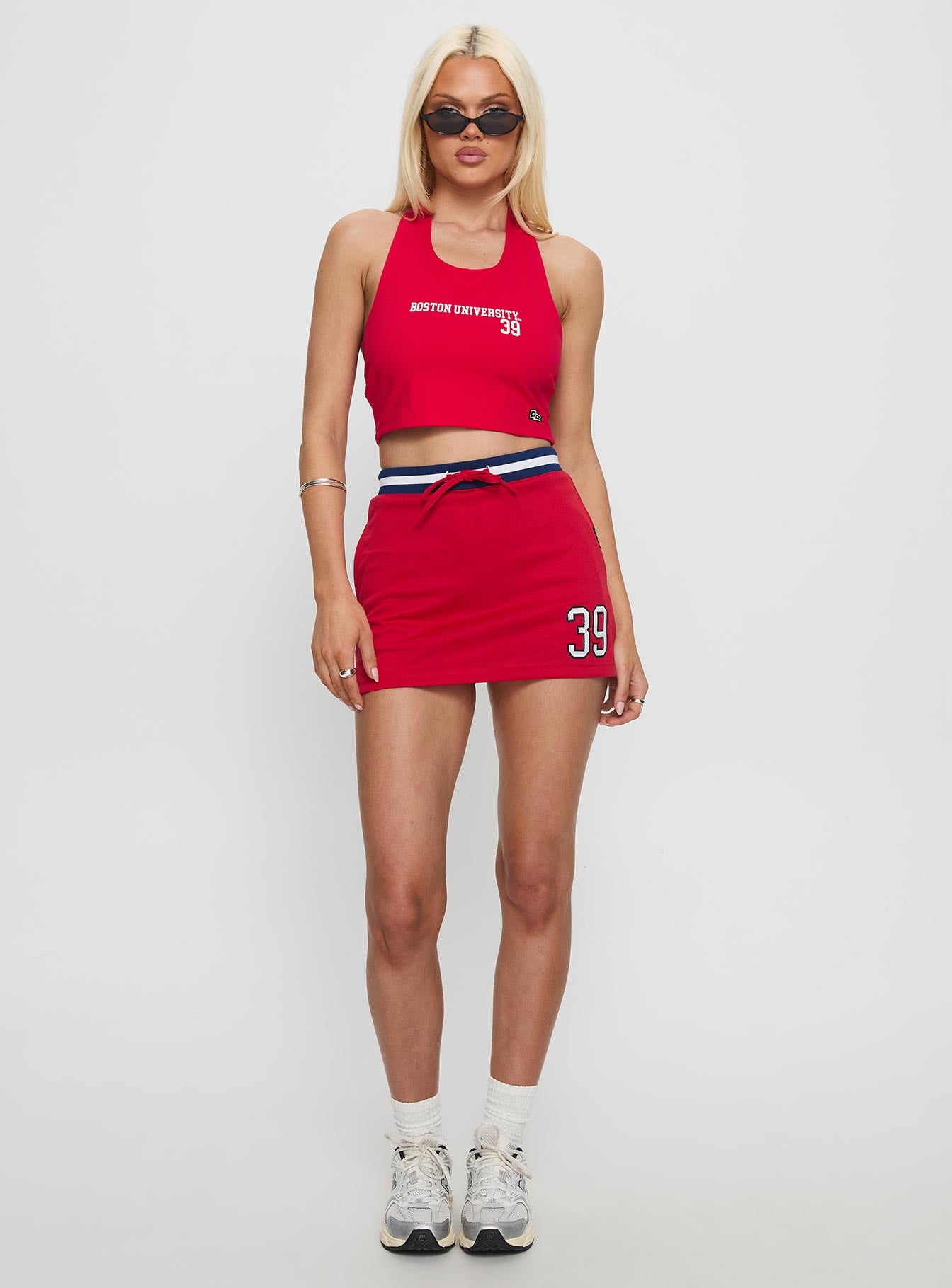 Boston University Tailgate Halter Top Red - Image 3
