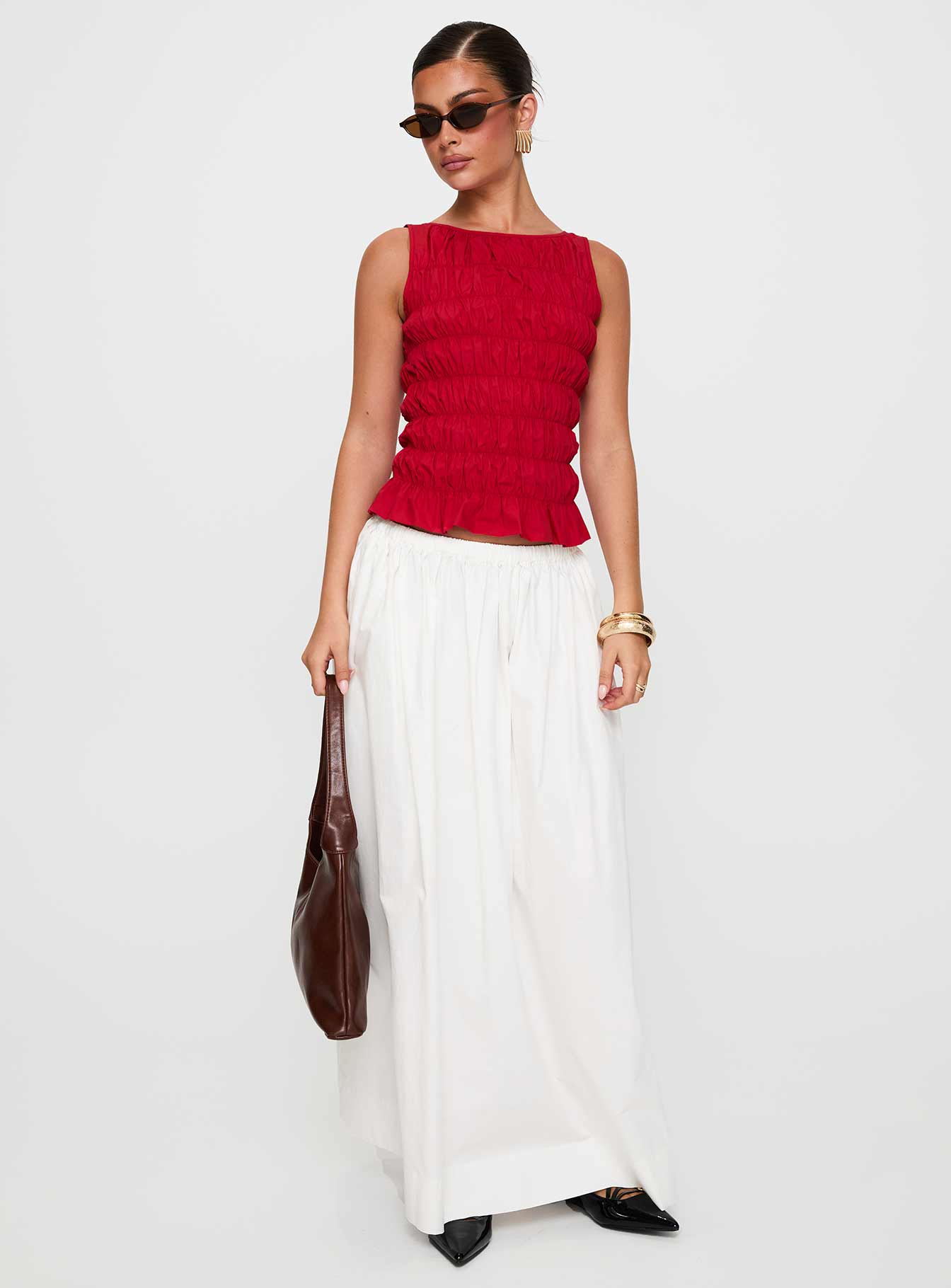 Felipa Maxi Skirt White - Image 3