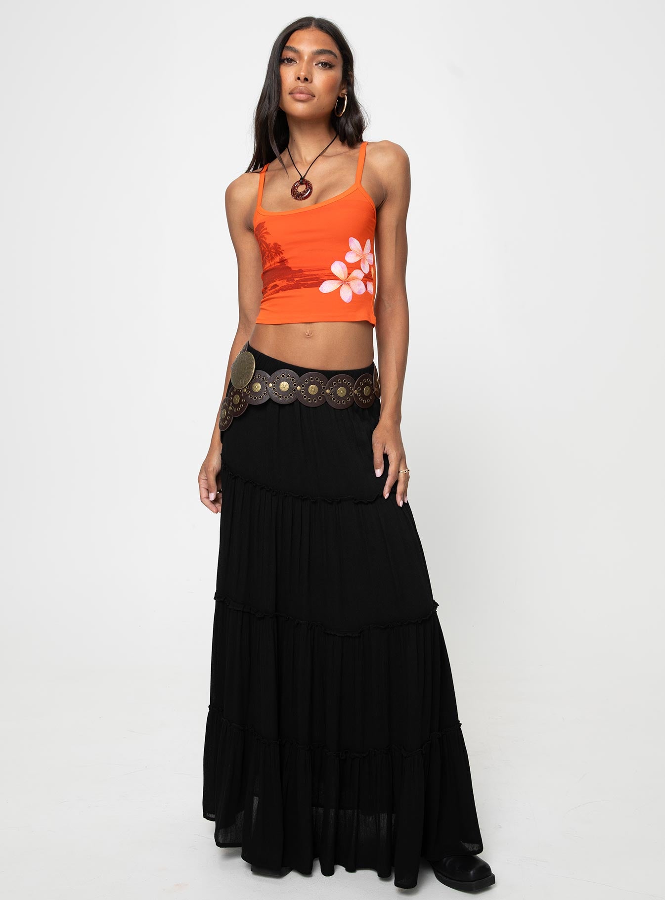 Sunset Tank Orange - Image 3