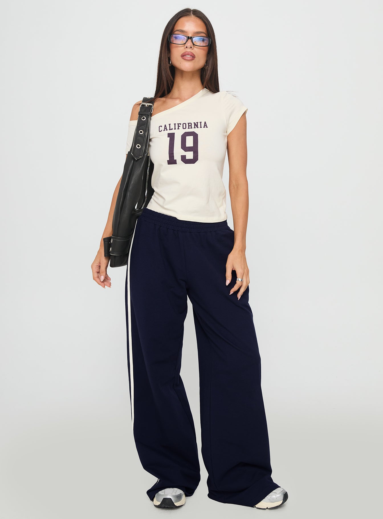 Cali Babe Cold Shoulder Top Ivory - Image 3